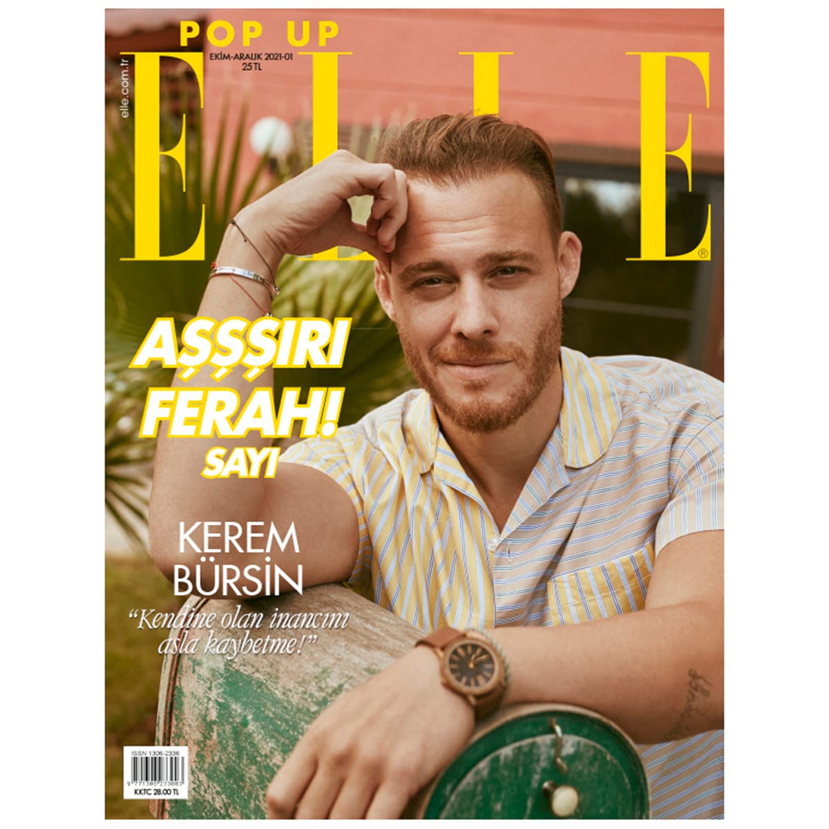 ELLE Türk dergisi Kerem Bürsin POP UP 2021 - Yepyeni
