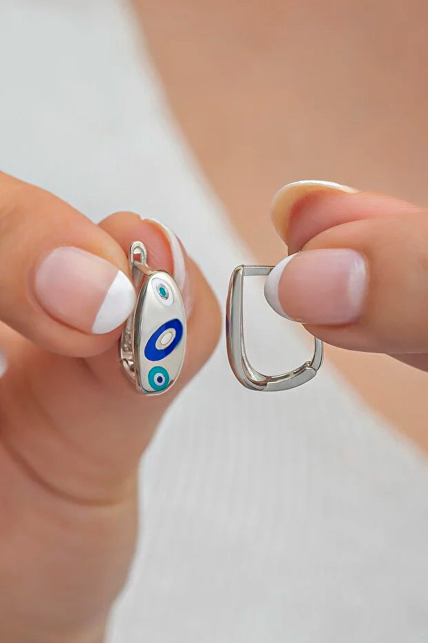 Pendientes con diseño de Ojo Turco