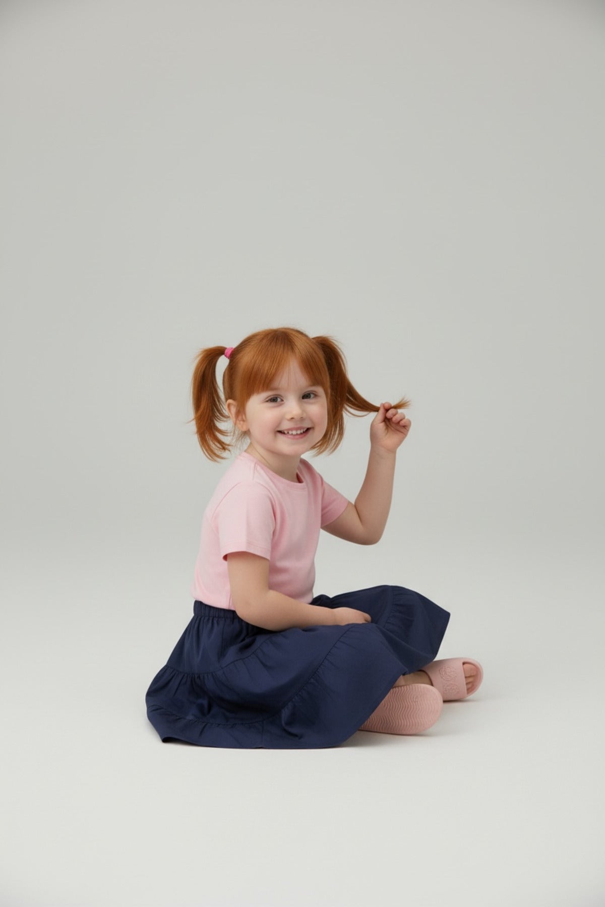 Brynn Girls' Skirt - Navy - product image 4