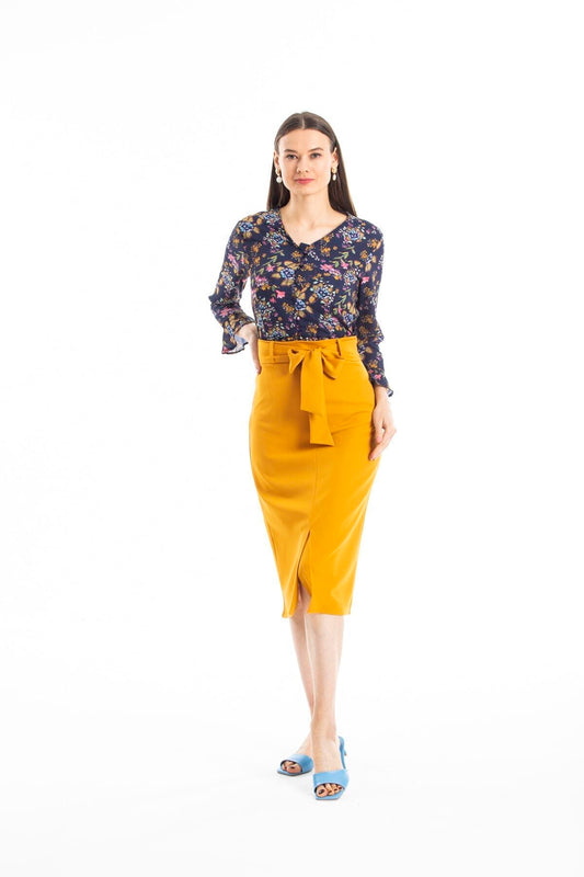 Elodie Women's Skirt - Mustard - product image 1