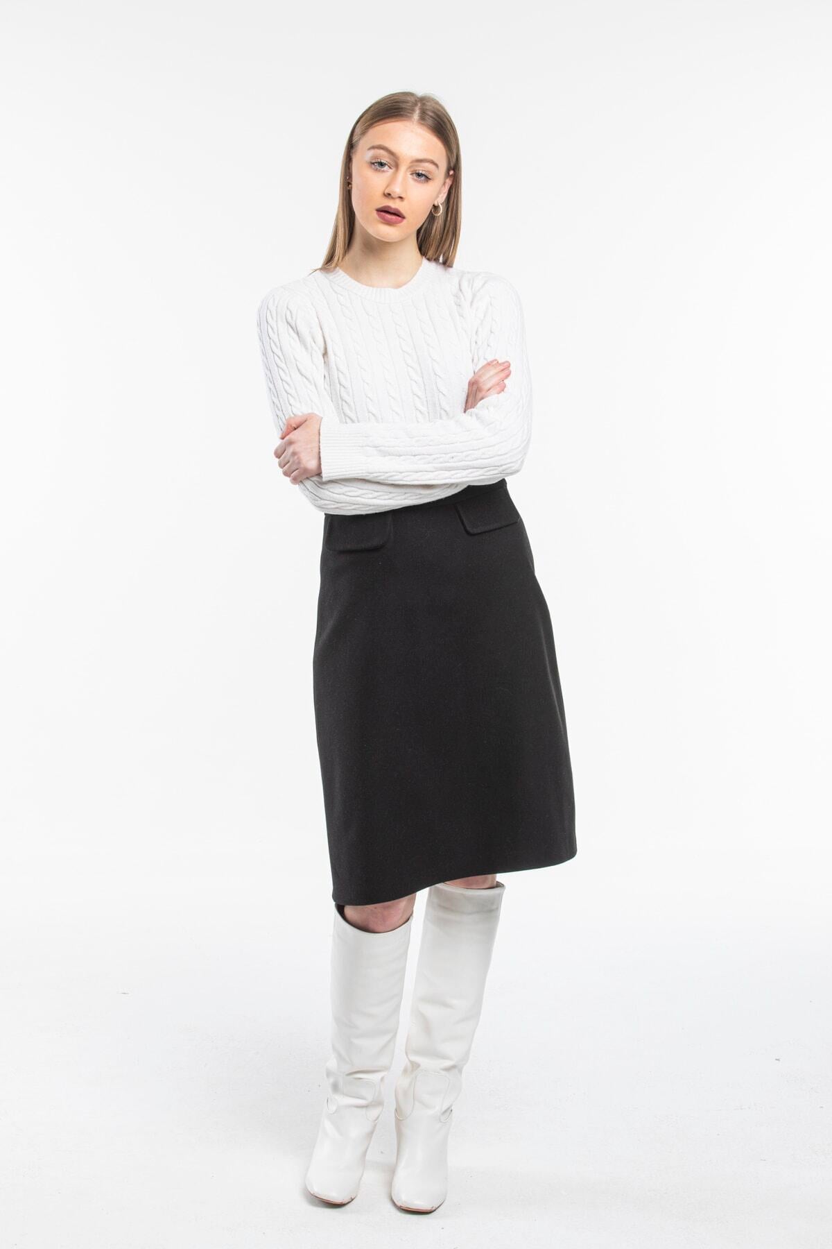 Annika Women's Skirt - Black - product image 4