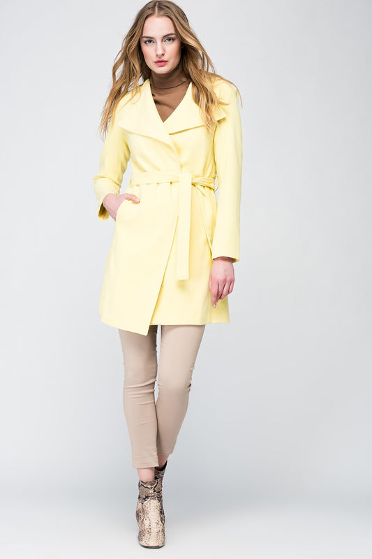 Janice Women's Coat - Lemon Yellow - product image 1