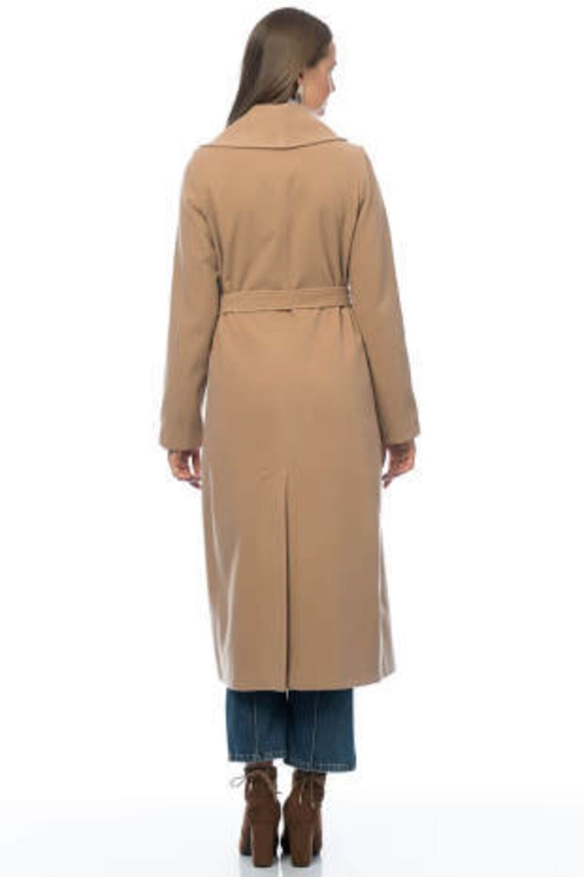 Faye Women's Belted Coat - Camel - product image 6