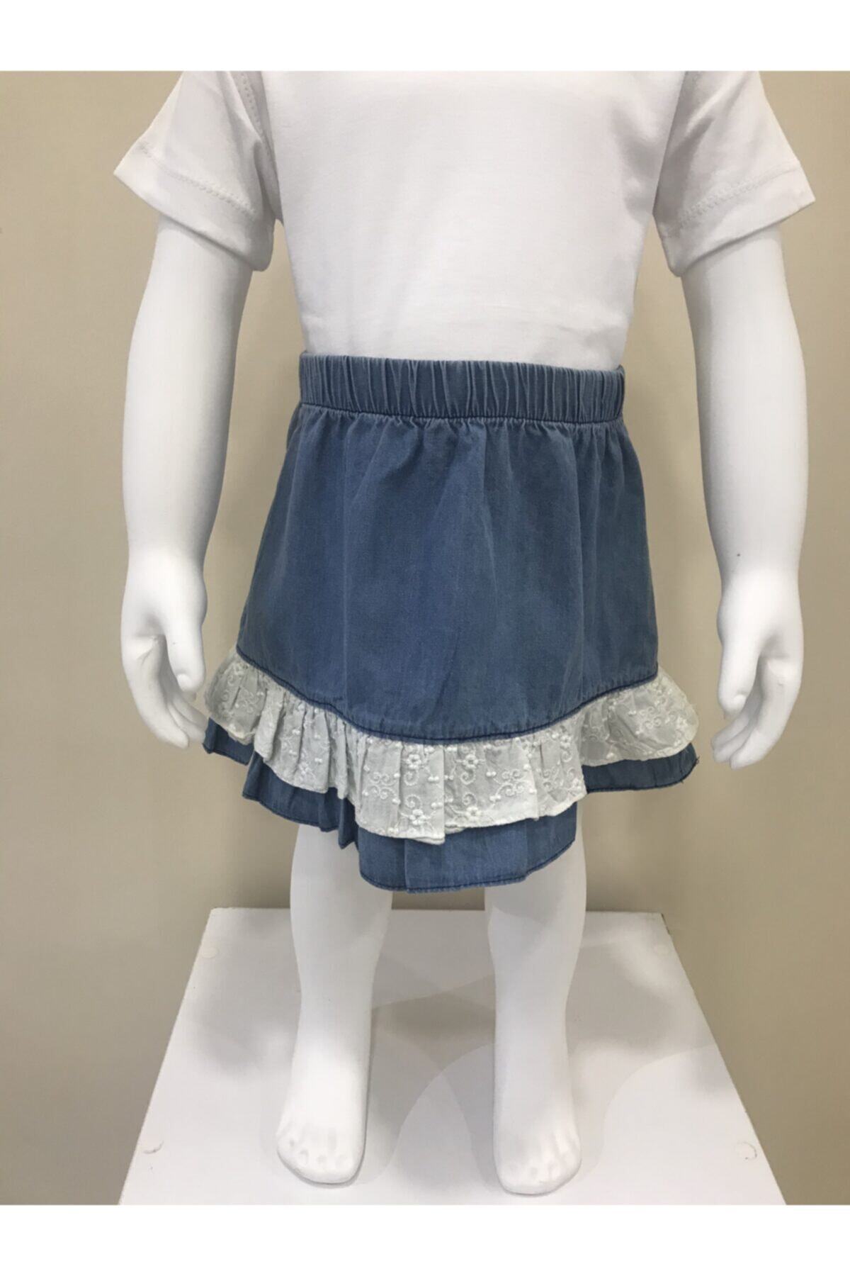 Chantelle Girls' Denim Skirt - Ice Blue - product image 5