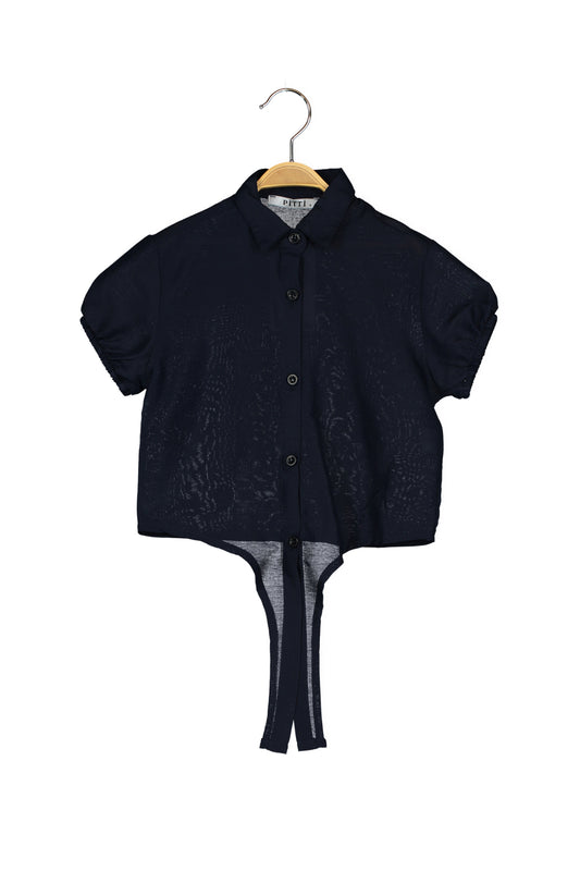Juniper Girls' Shirt - Navy - product image 1