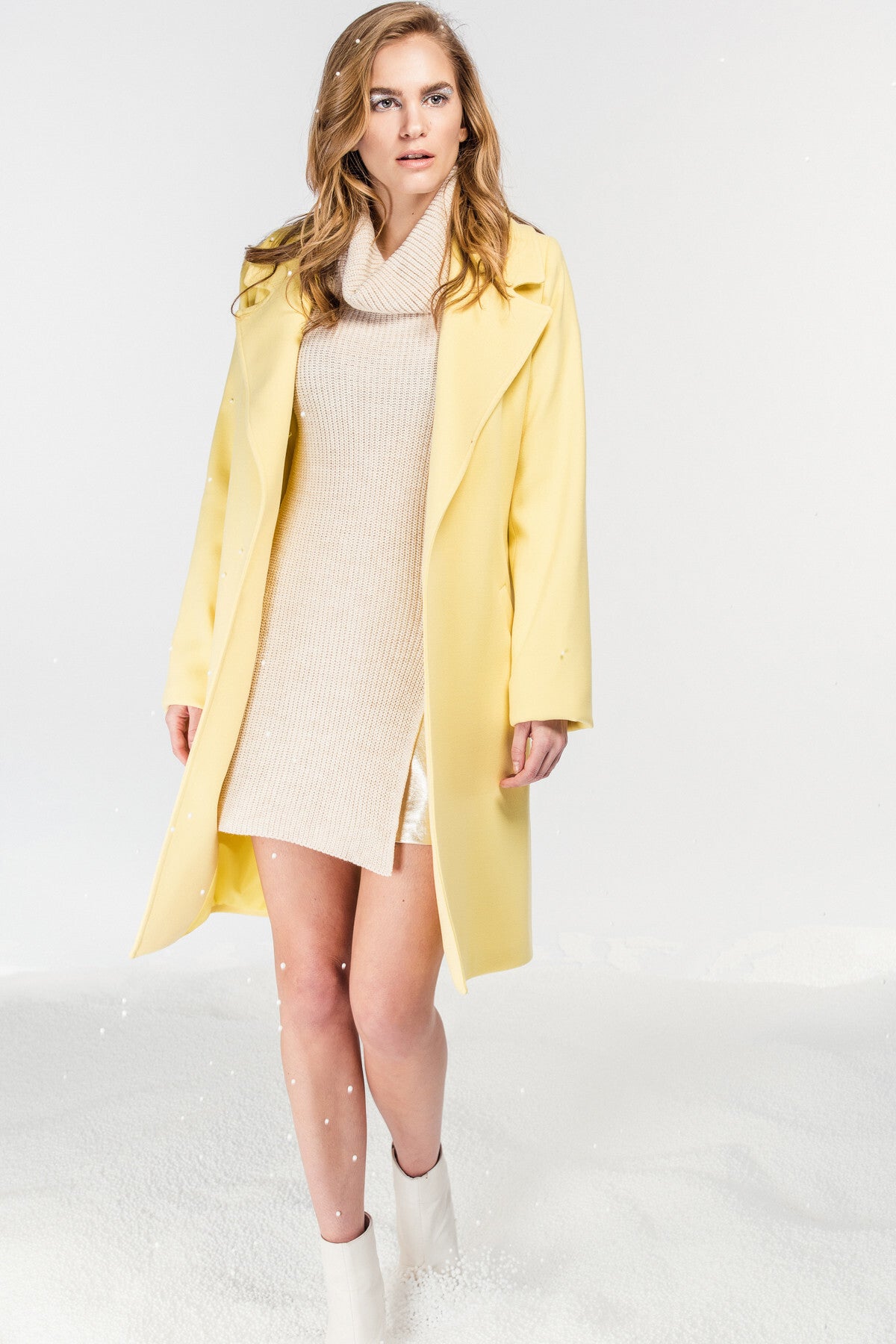 Fern Women's Lined Coat - Yellow - product image 2