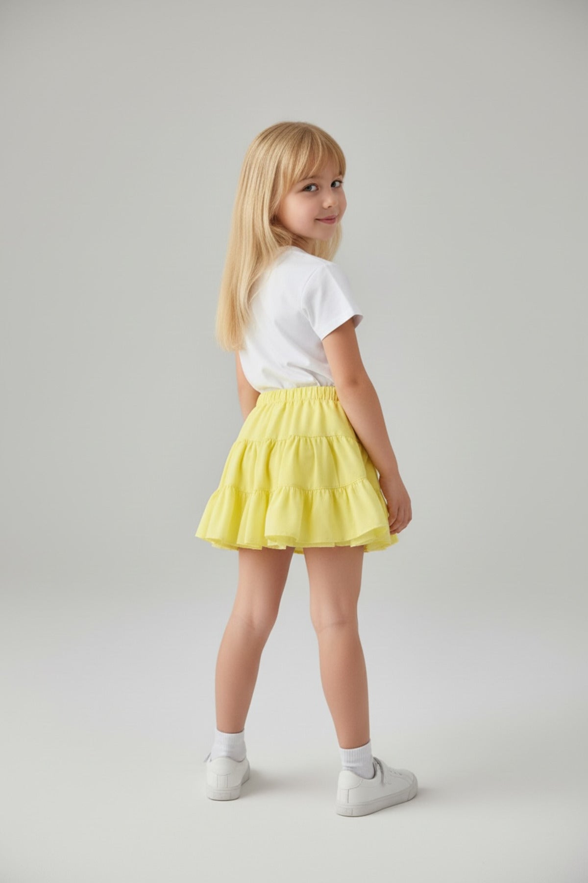 Brittany Girls' Skirt - Yellow - product image 4