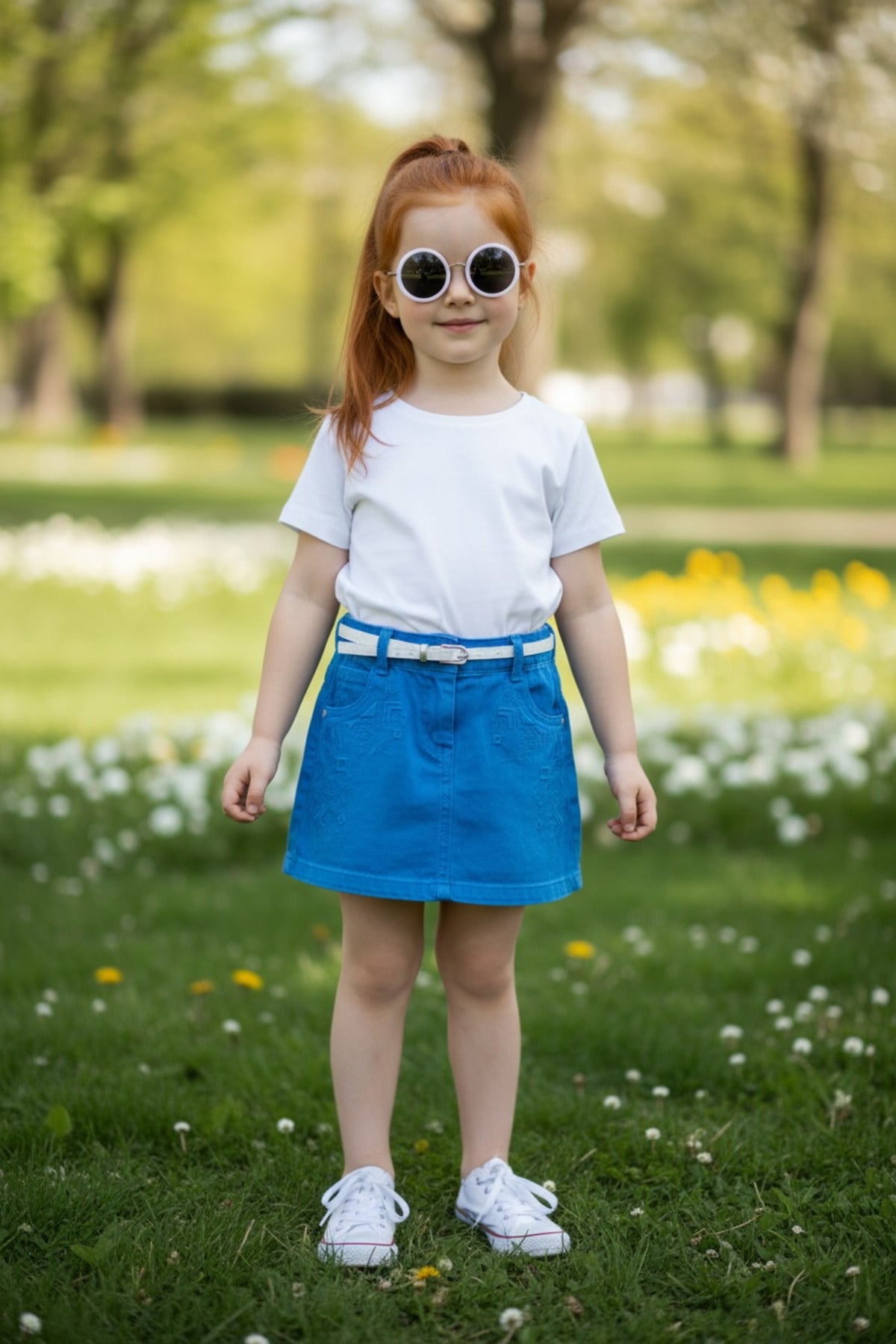 Chantelle Girls' Skirt - Royal Blue - product image 1