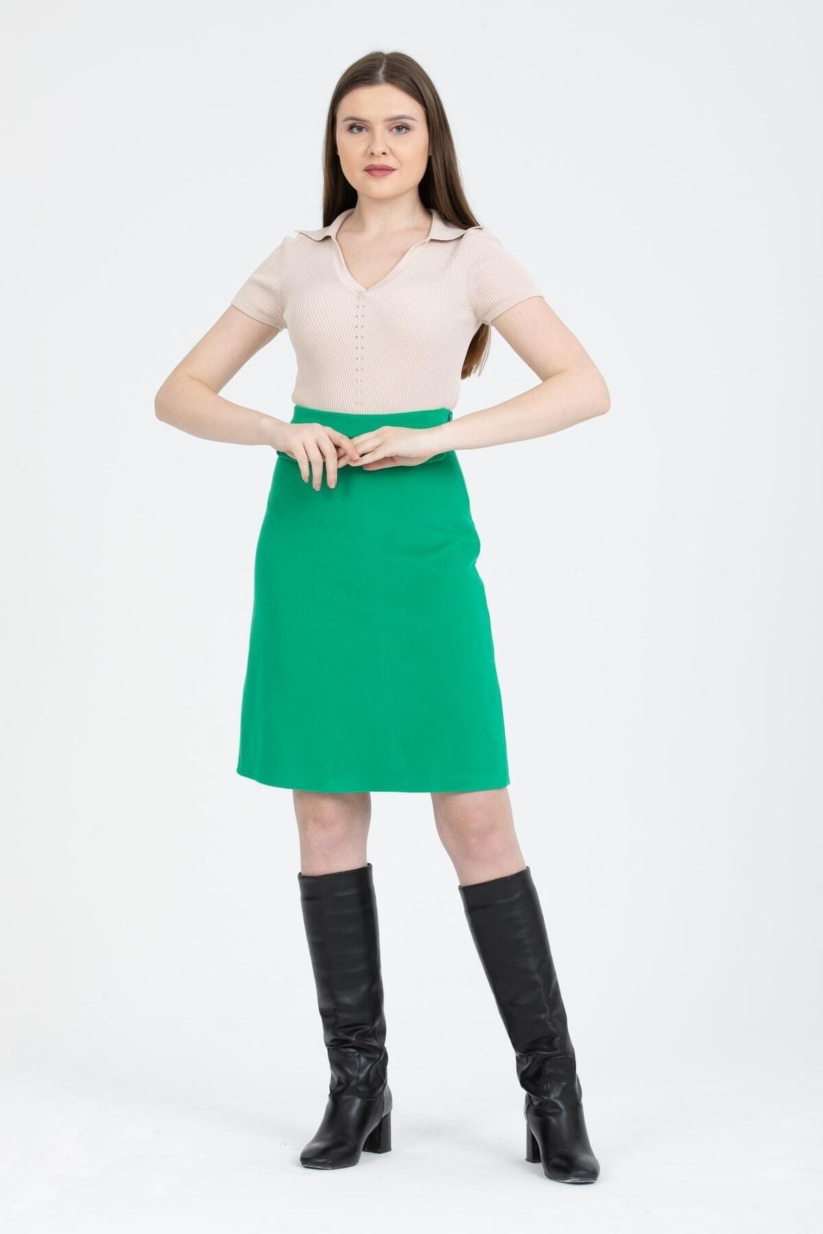 Annika Women's Skirt - Grass Green - product image 2