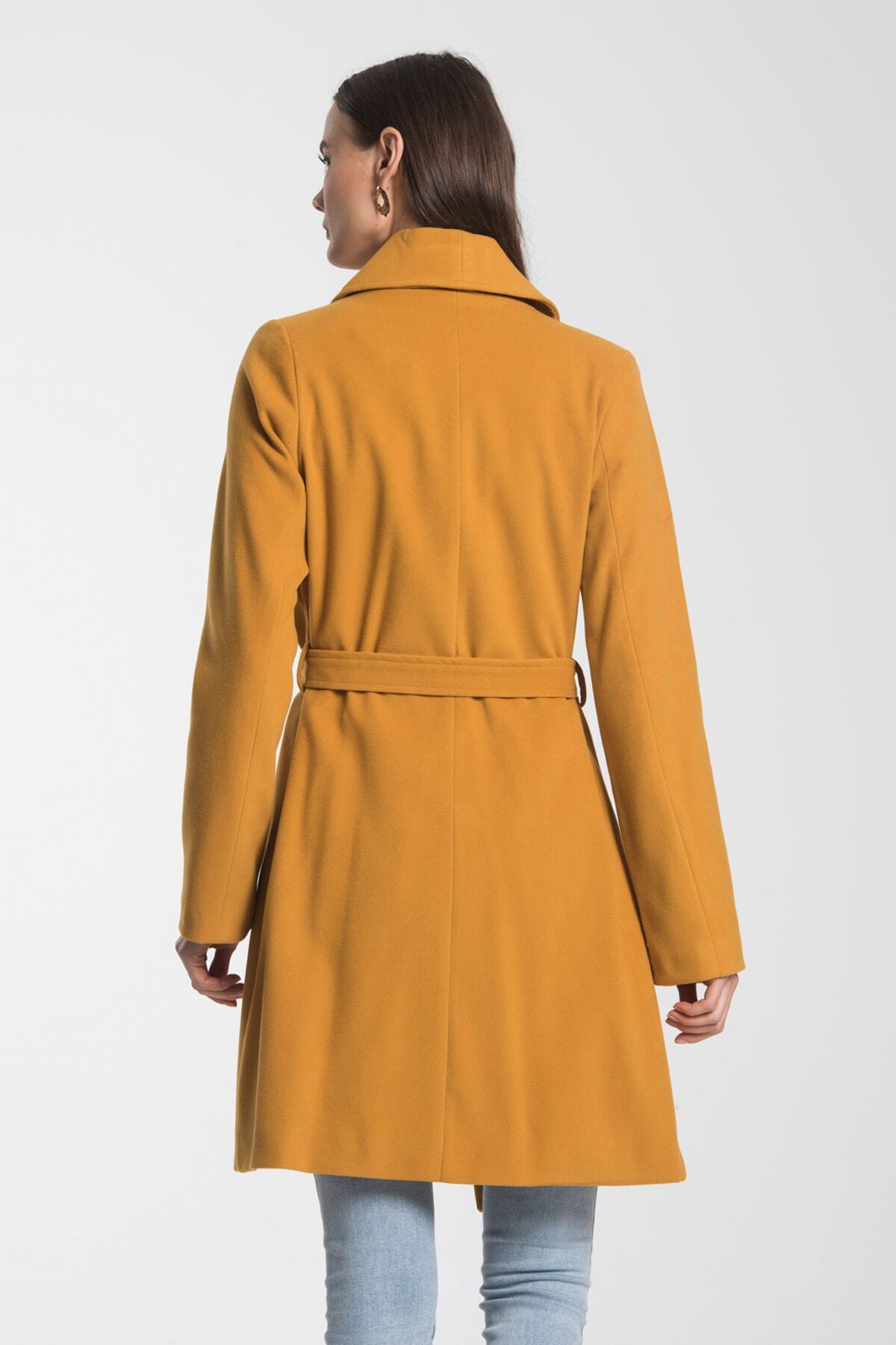 Fern Women's Lined Coat - Mustard - product image 7