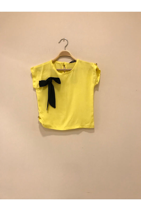 Dahlia Girls' Blouse - Bright Yellow - product image 1