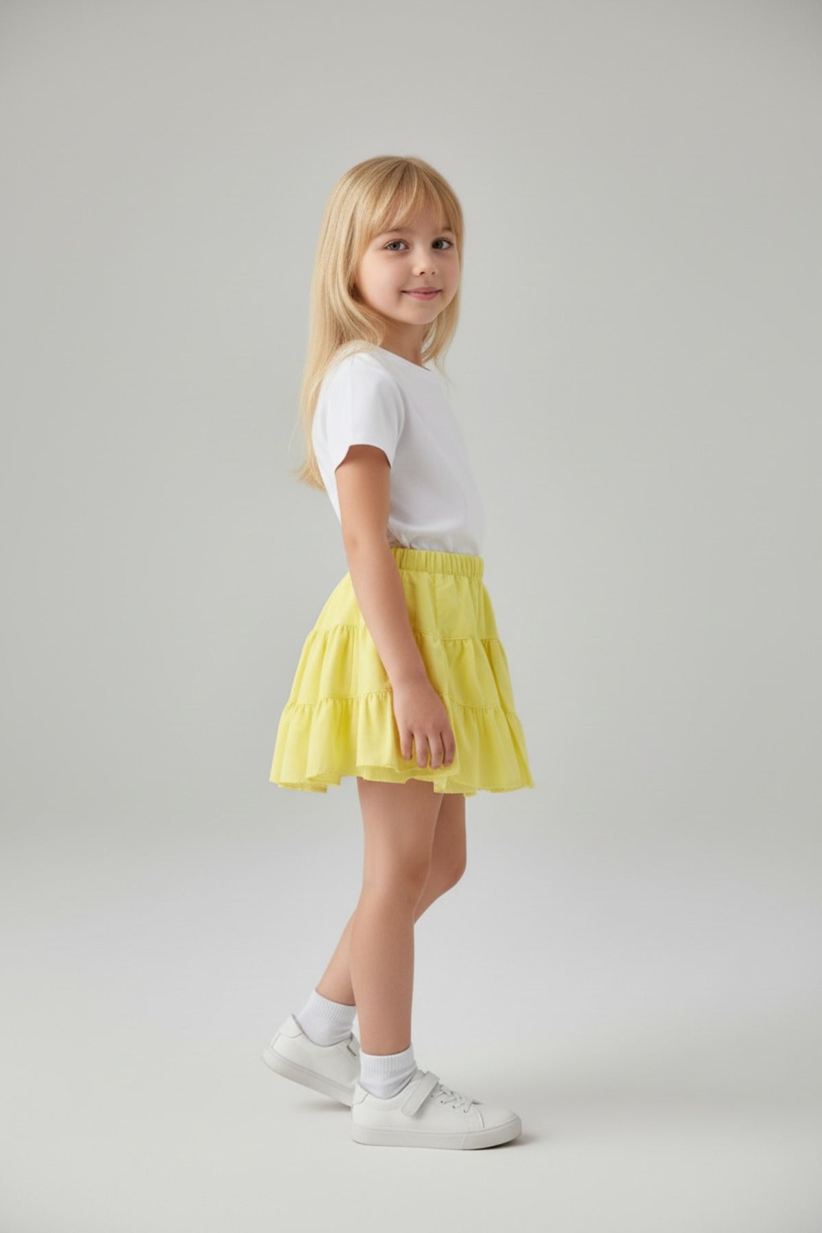 Brittany Girls' Skirt - Yellow - product image 3