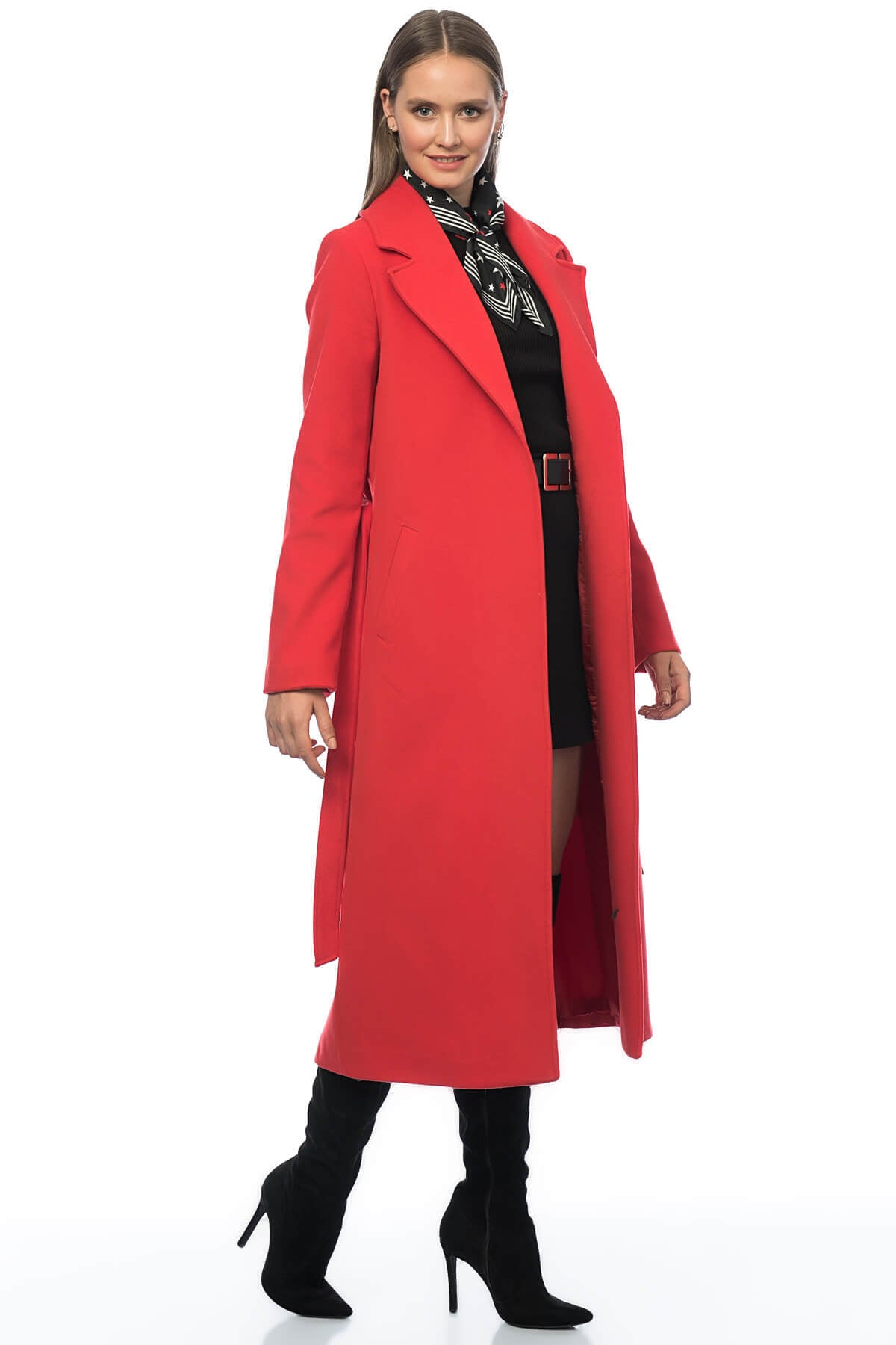 Faye Women's Lined Coat - Flag Red - product image 2