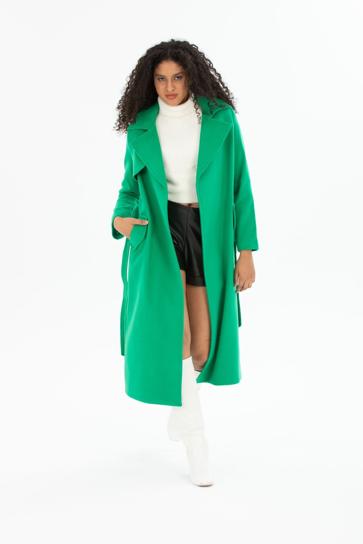 Andrea Women's Coat - Grass Green - product image 2