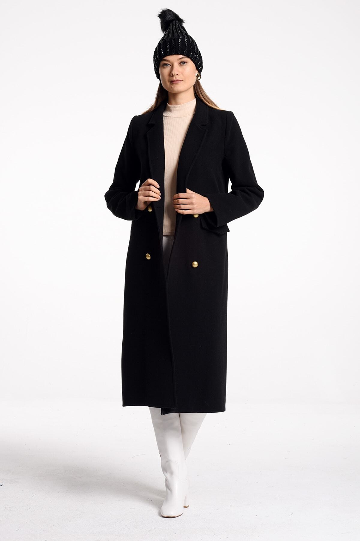 Ariadne Women's Lined Coat - Black - product image 3
