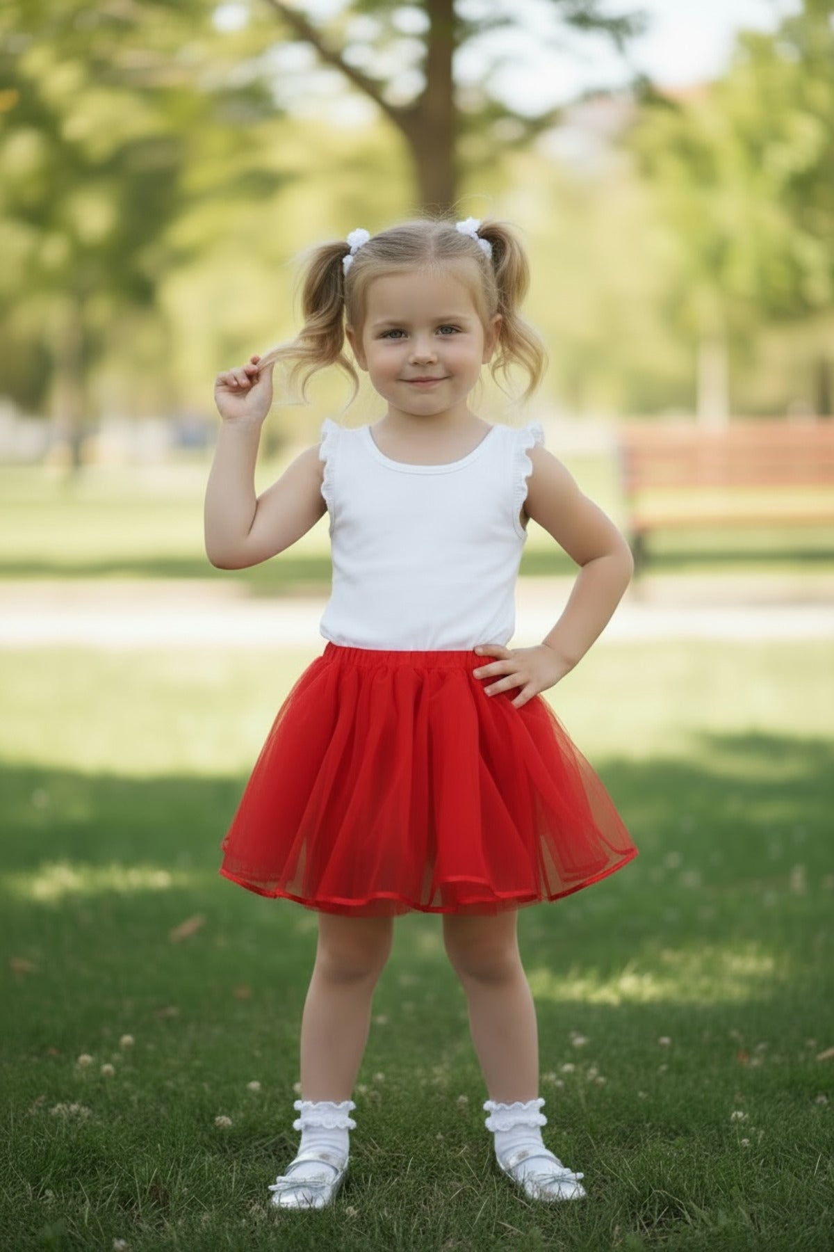 Desiree Girls' Skirt - Red - product image 1