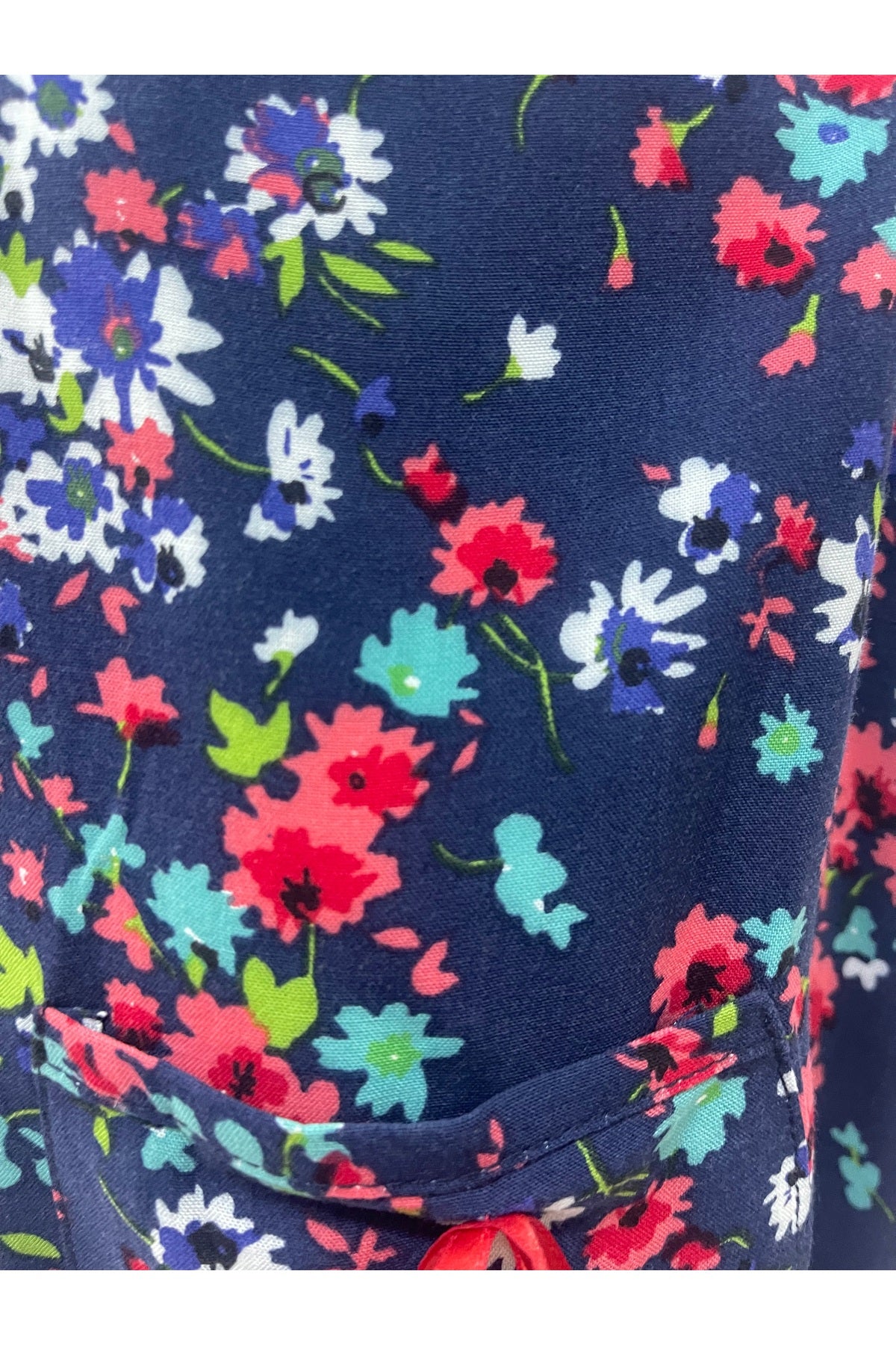 Cosette Girls' Floral Dress - Navy Ditsy Print - product image 6