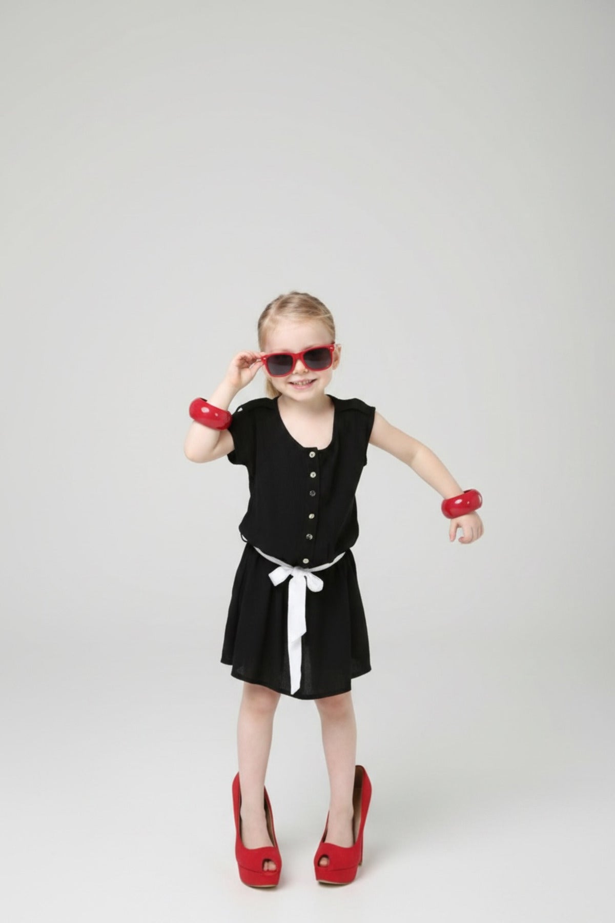 Deirdre Girls' Dress - Black - product image 3