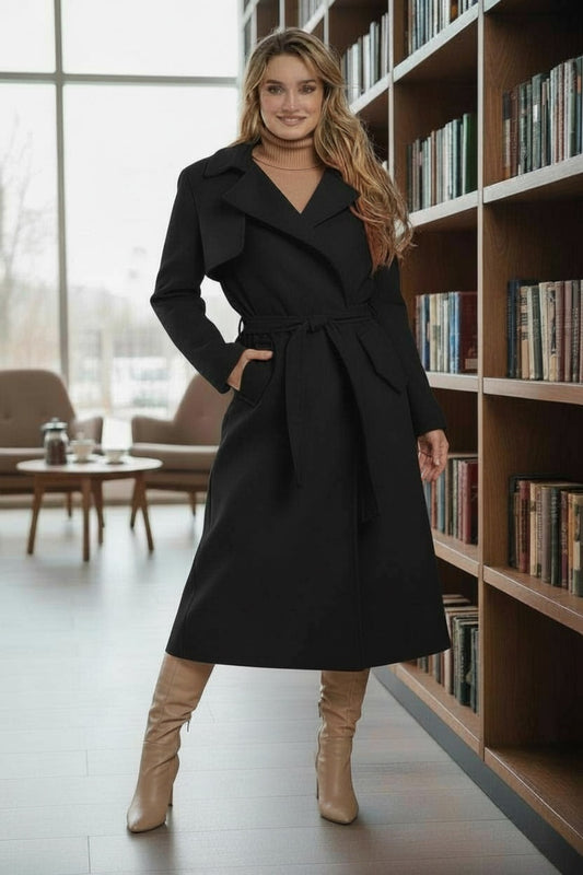 Andrea Women's Lined Coat - Black - product image 1