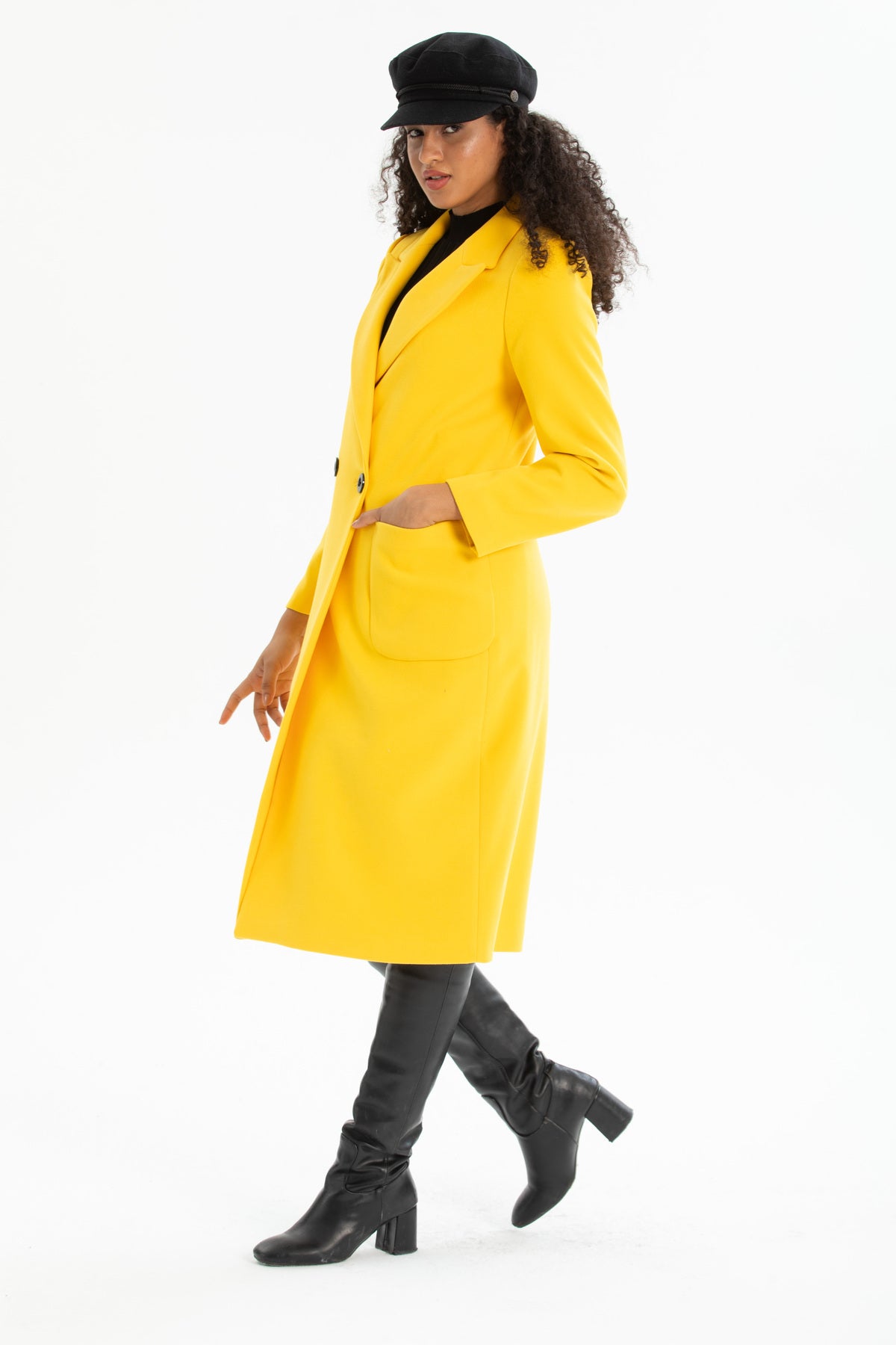 Annalise Women's Coat - Yellow - product image 4