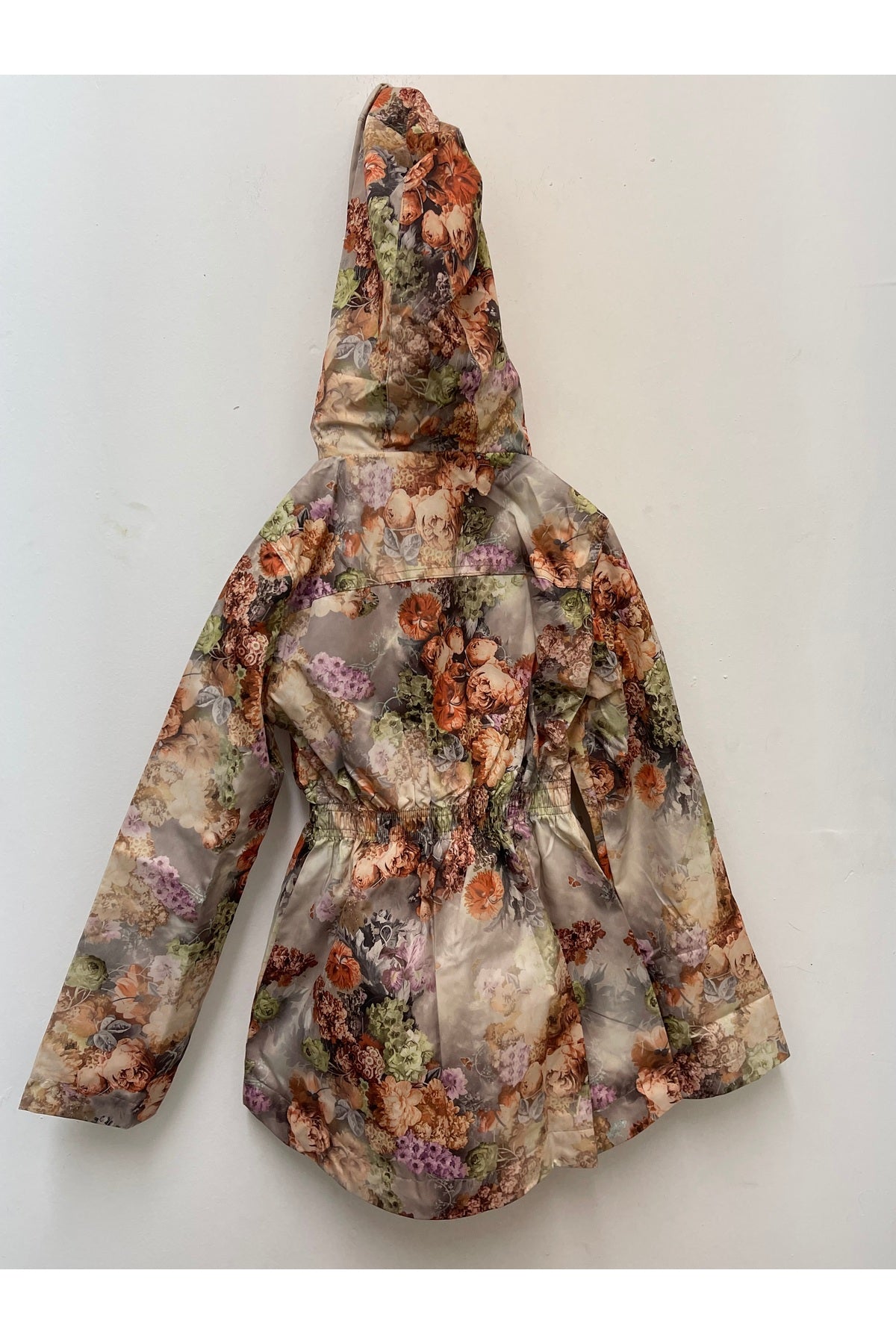 Aria Girls' Floral Rain Jacket - Brown Floral - product image 7