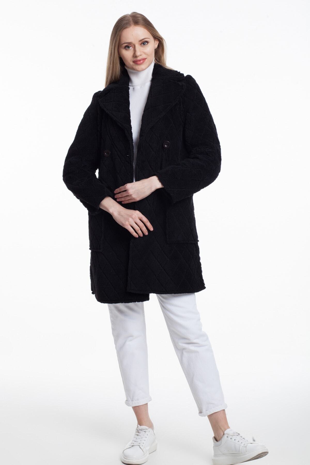 Fallon Women's Coat - Black - product image 4