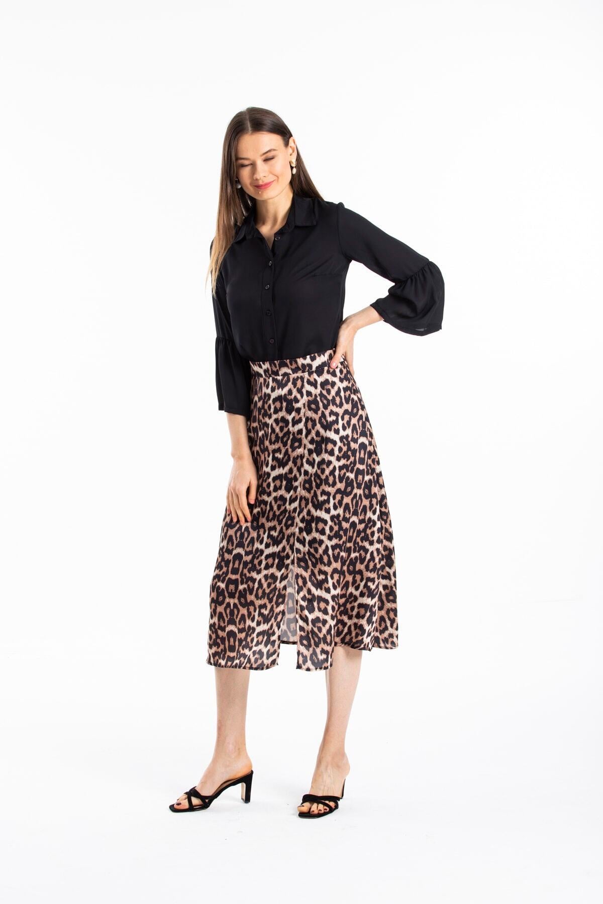 Emmeline Women's Leopard Print Skirt - Leopard Print - product image 2