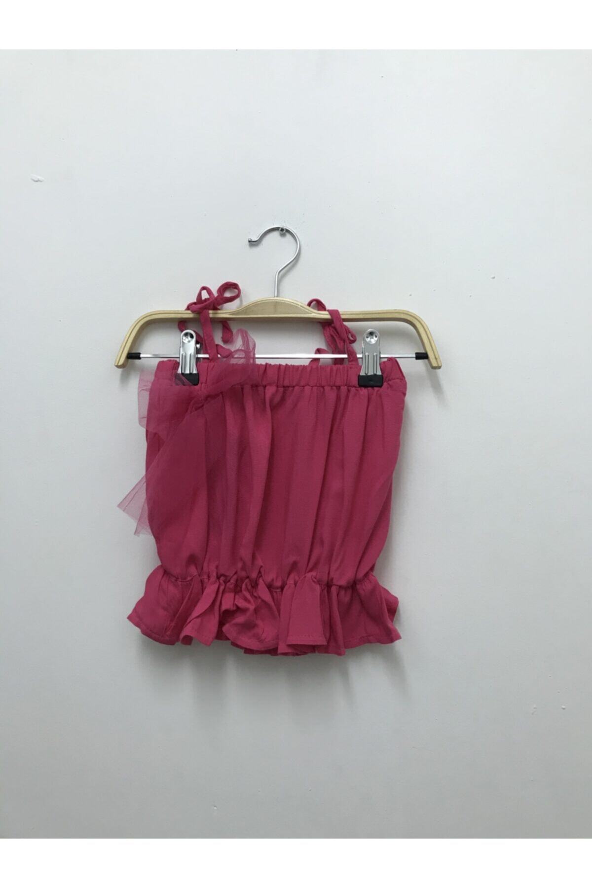 Charity Girls' Blouse - Fuchsia - product image 3