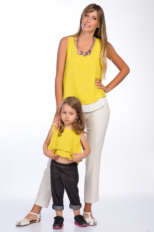 Justine Girls' Blouse - Olive Green - product image 1