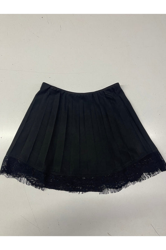 Allegra Girls' Pleated Lace Skirt - Black - product image 1