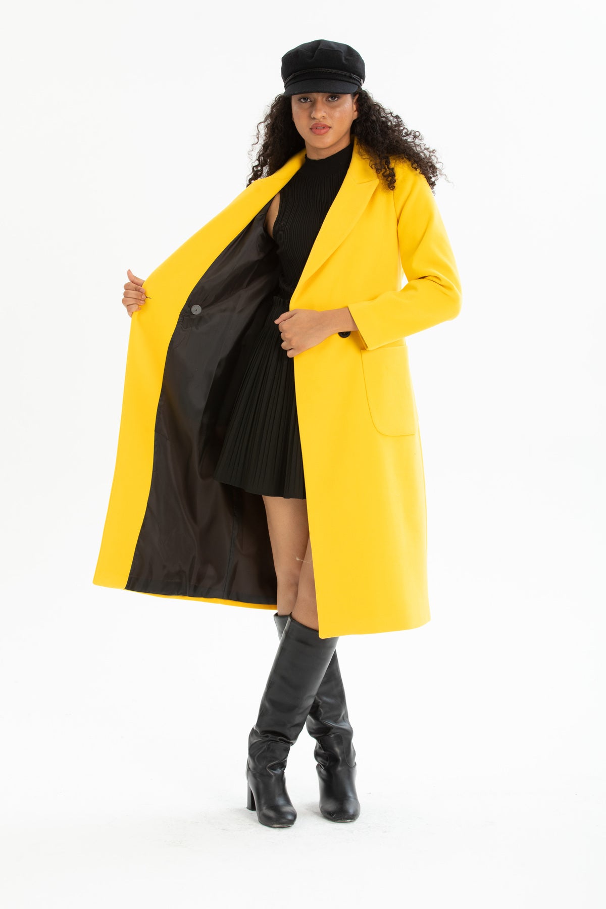 Annalise Women's Coat - Yellow - product image 5
