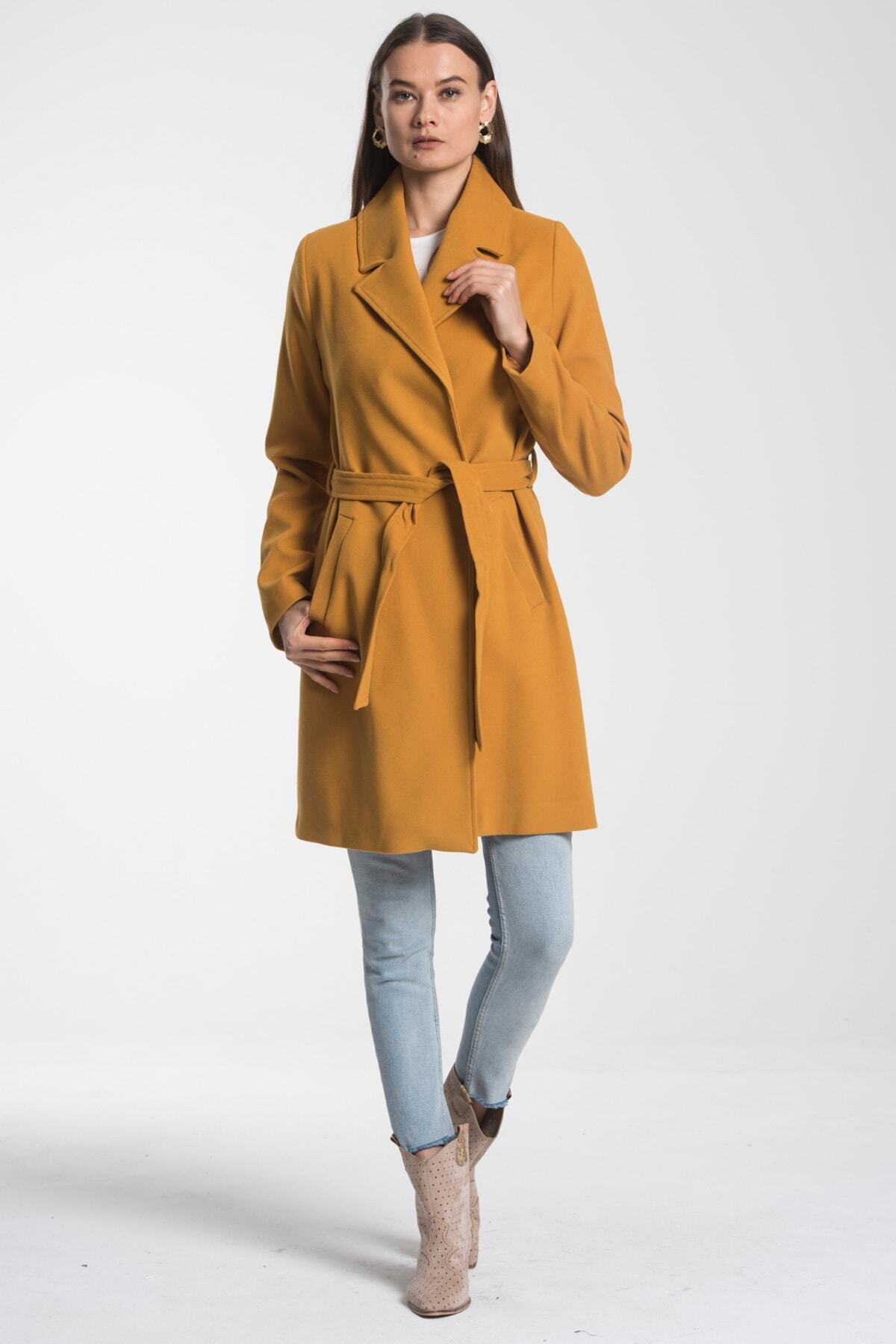 Fern Women's Lined Coat - Mustard - product image 1