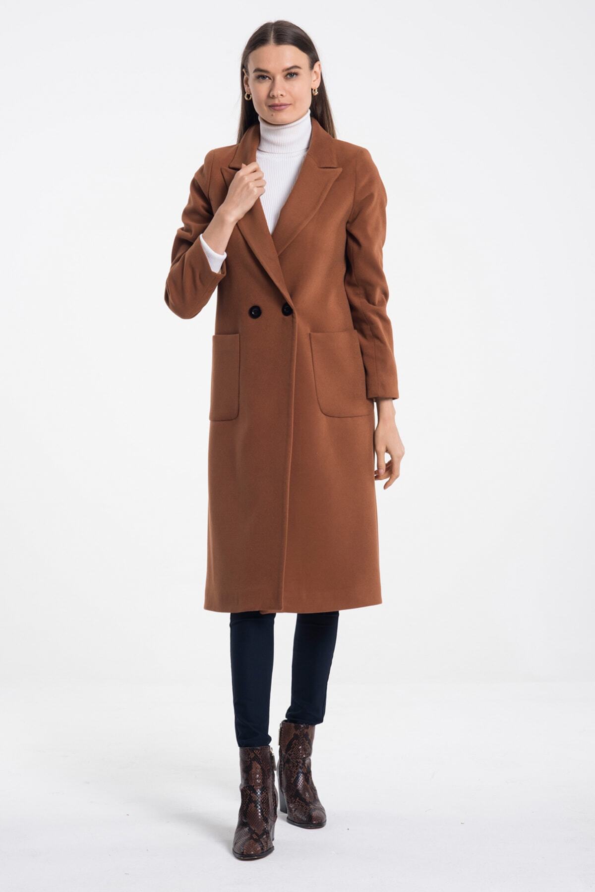 Annalise Women's Coat - Cognac - product image 1