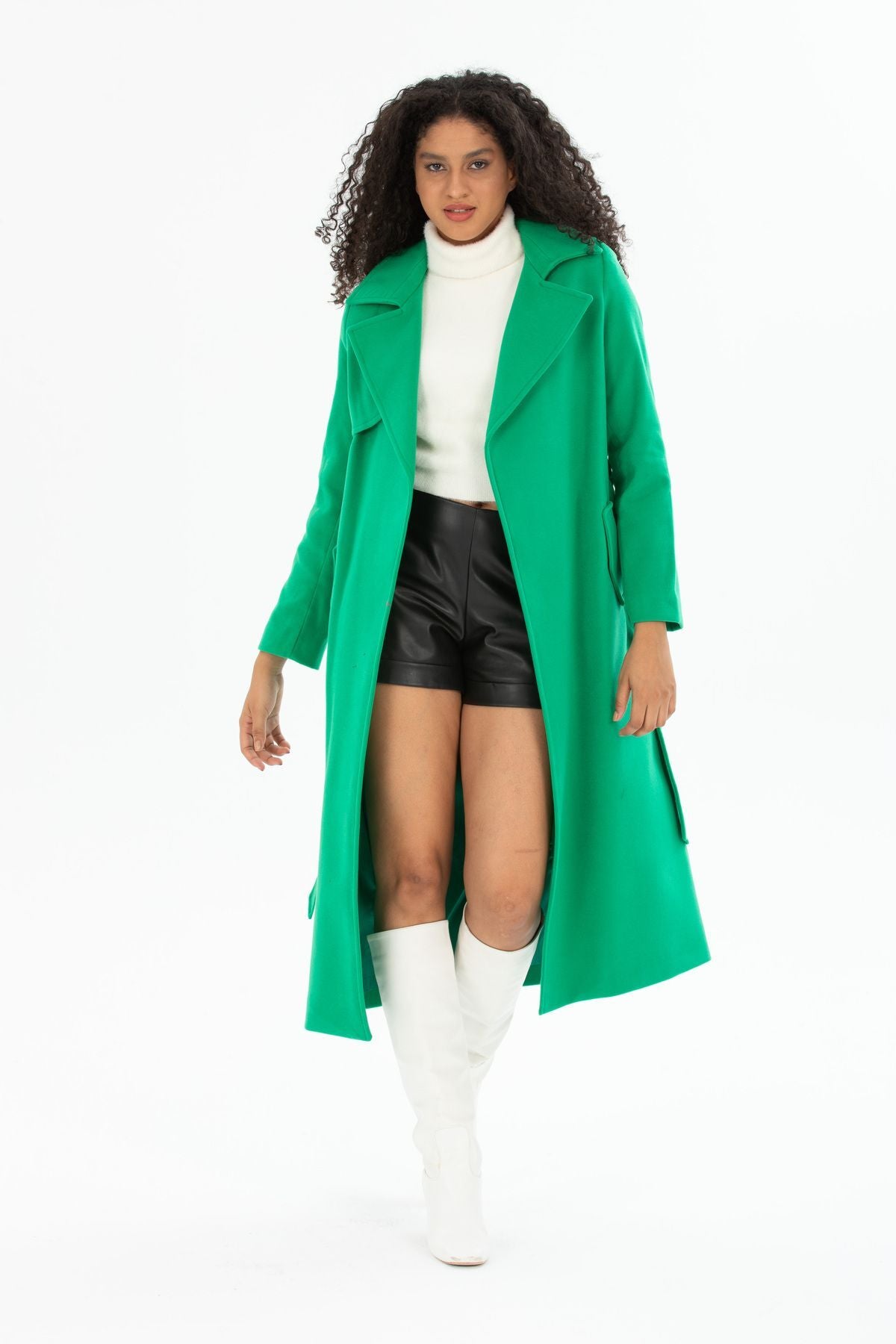 Andrea Women's Coat - Grass Green - product image 4