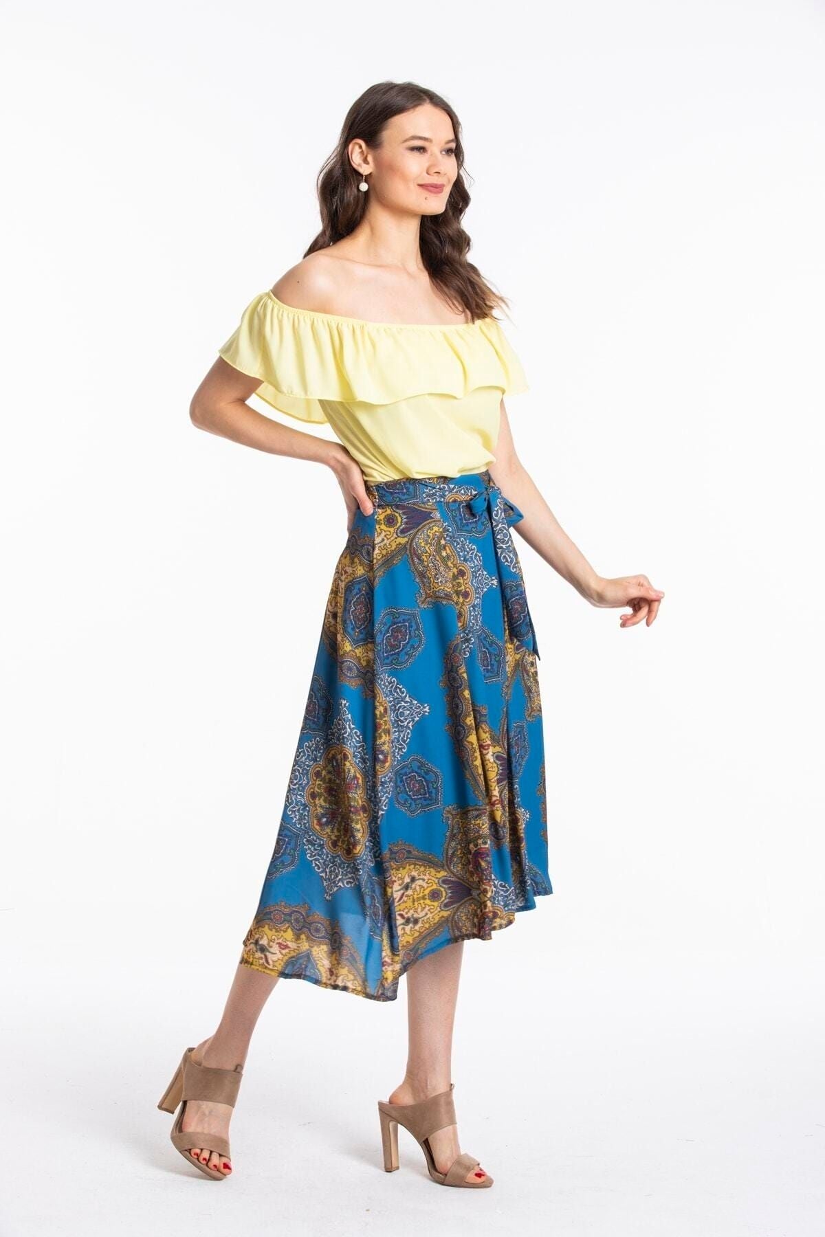 Enid Women's Skirt - Blue - product image 4