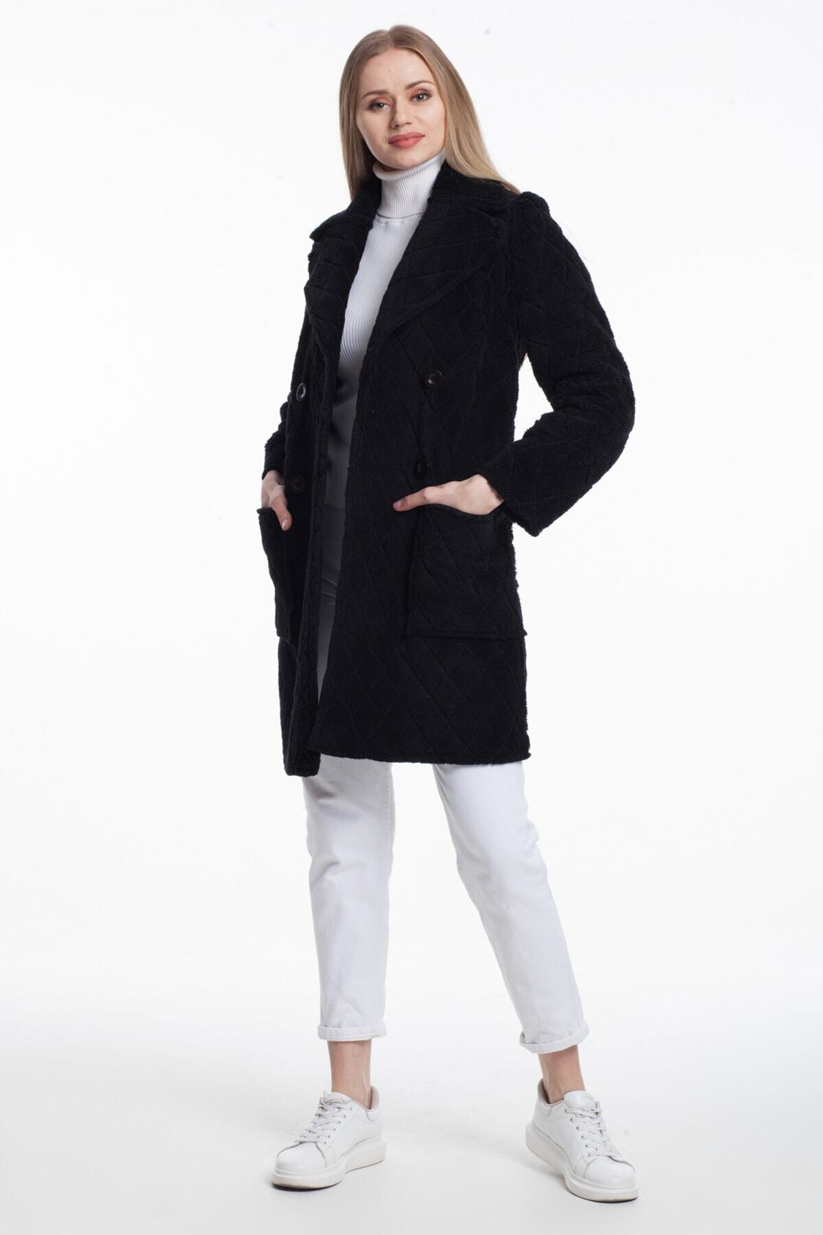 Fallon Women's Coat - Black - product image 6