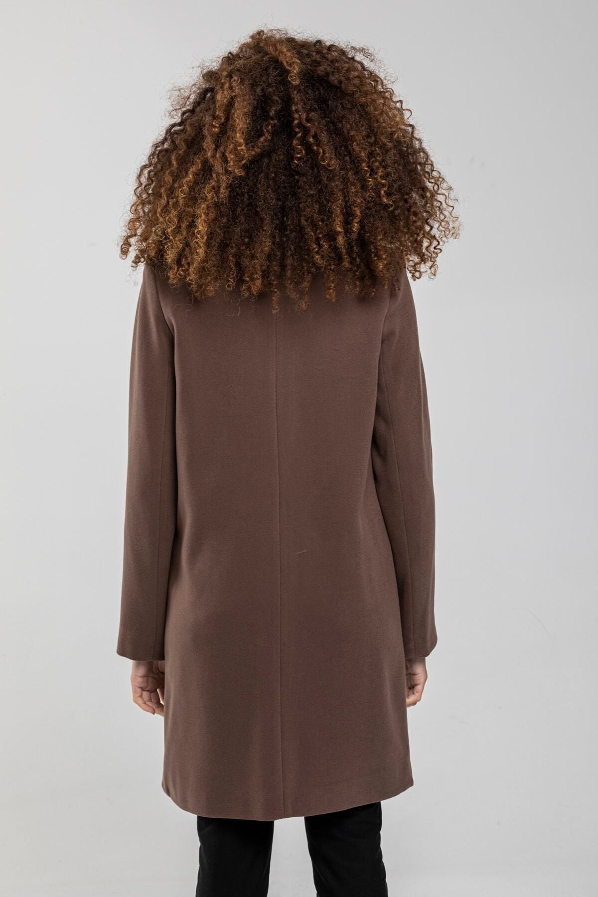 Edna Women's Coat - Taupe - product image 7