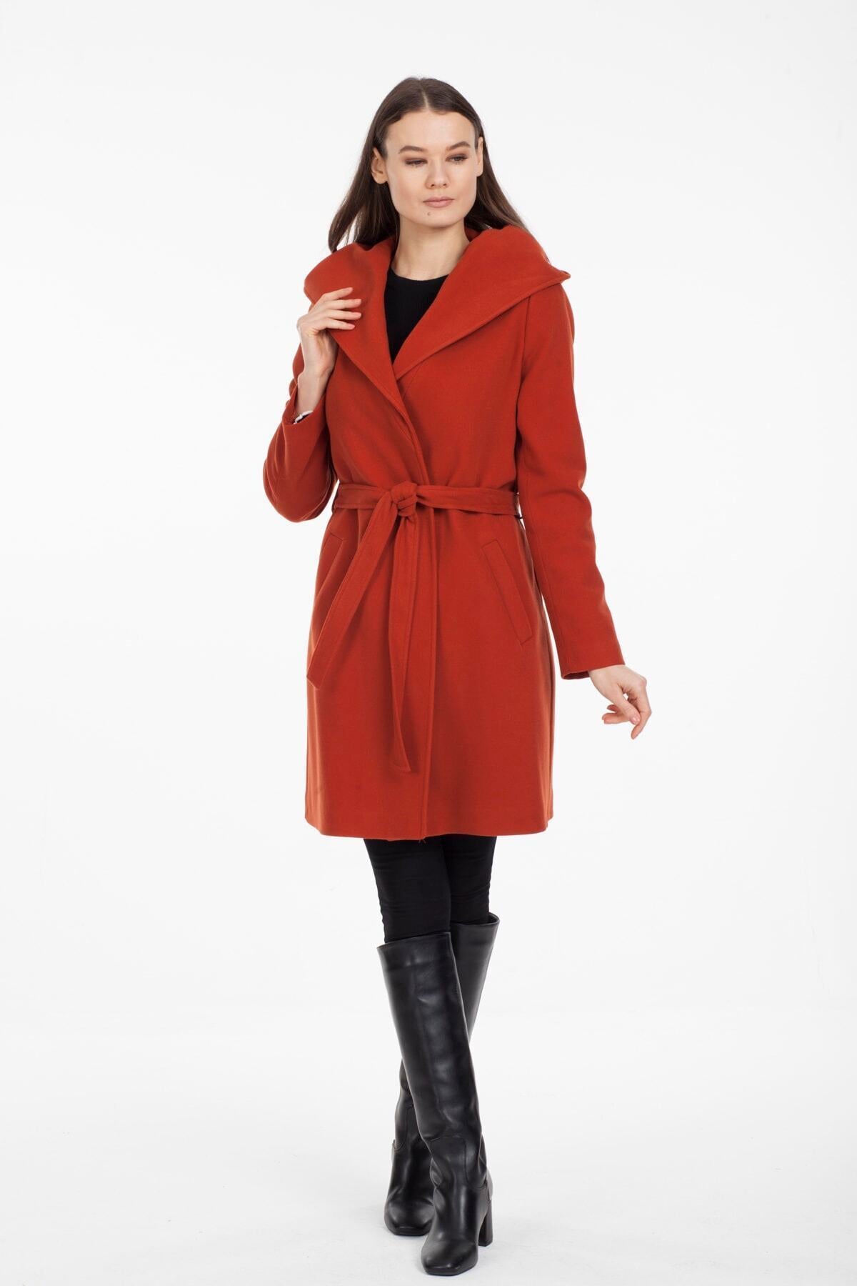 Evie Women's Lined Coat - Cinnamon - product image 1