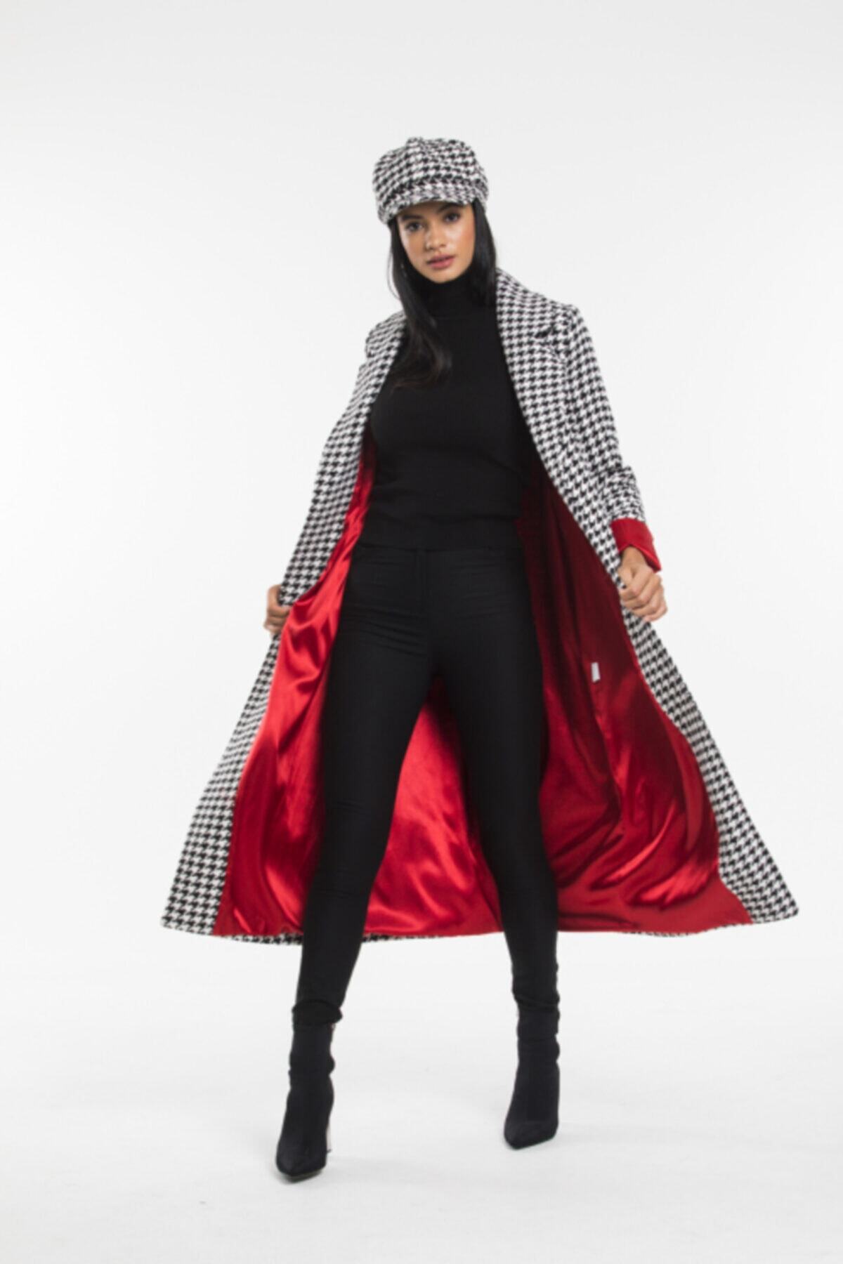 Eliana Women's Long Lined Coat - Black - product image 1