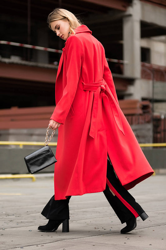 Faye Women's Lined Coat - Flag Red - product image 1