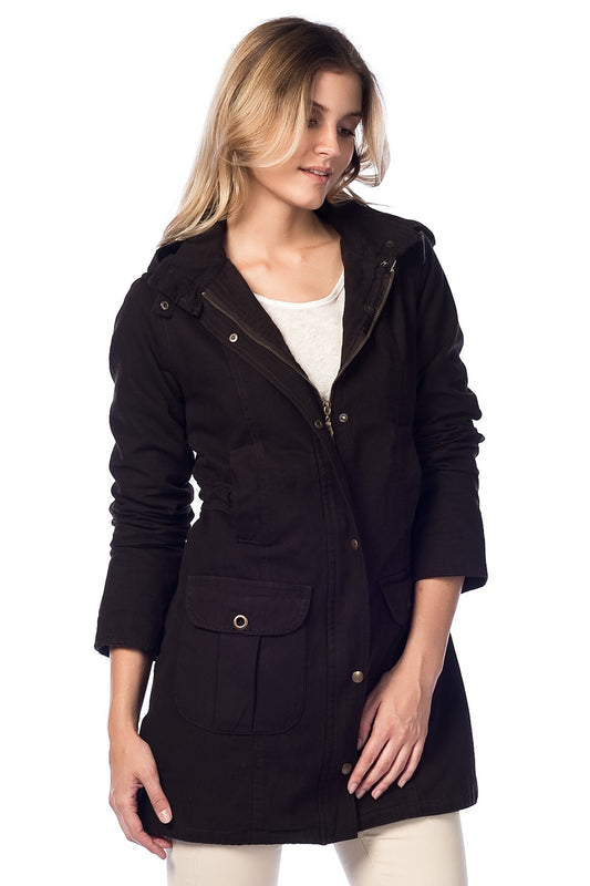 Anissa Women's Lined Coat - Brown - product image 1