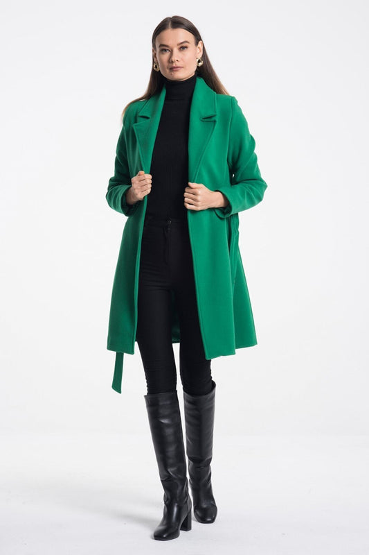 Fern Women's Lined Coat - Grass Green - product image 1