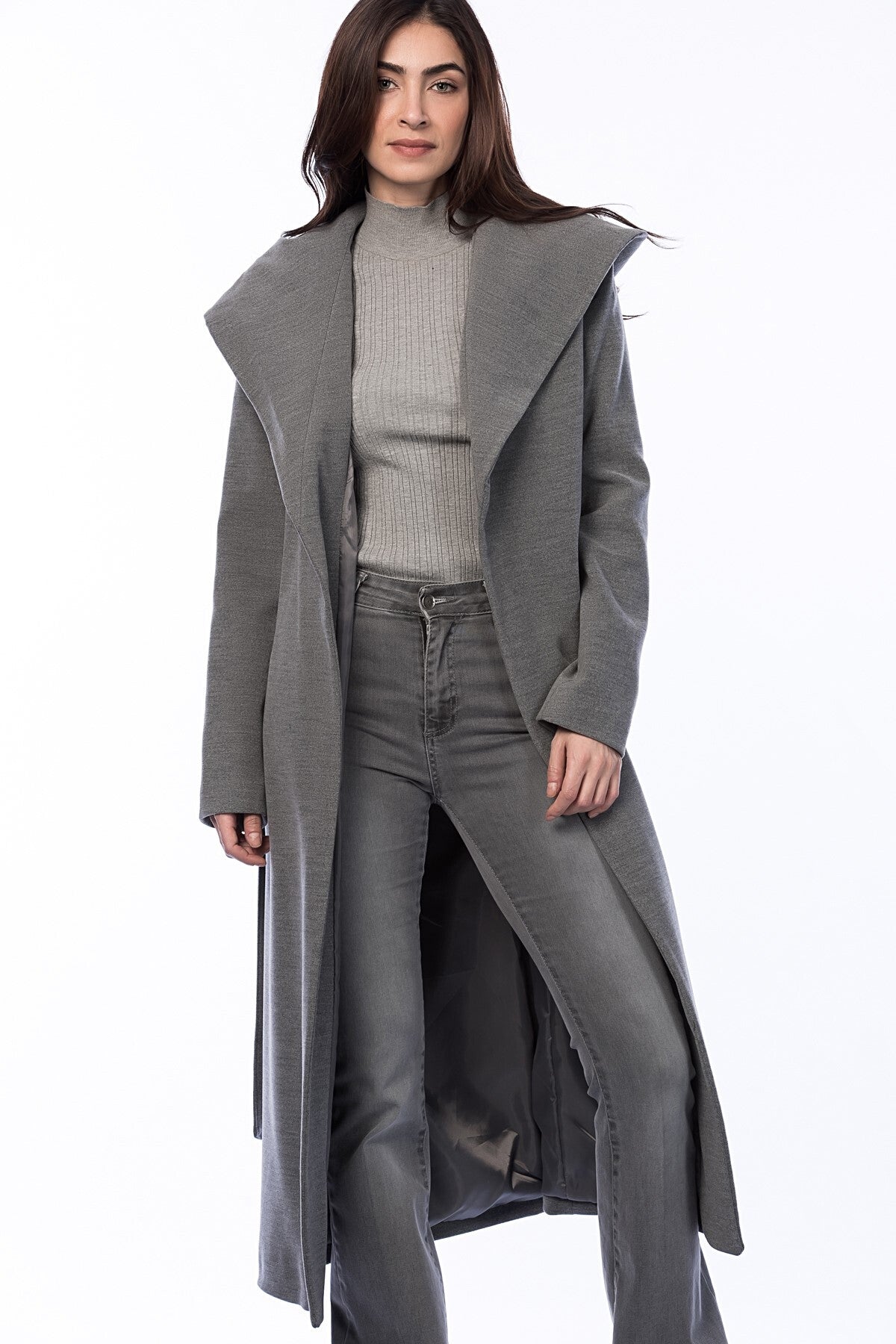 Carissa Women's Lined Coat - Gray - product image 1