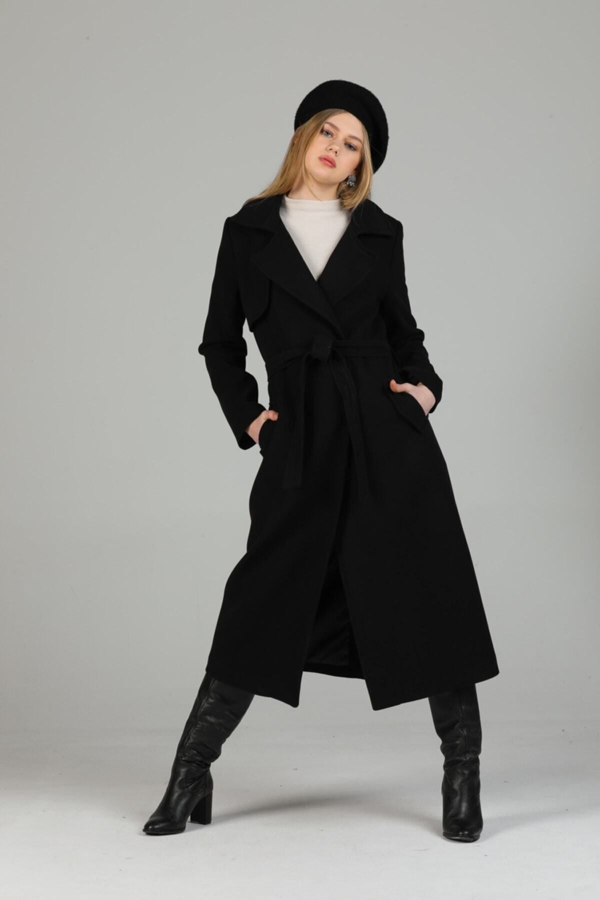 Andrea Women's Lined Coat - Black - product image 2