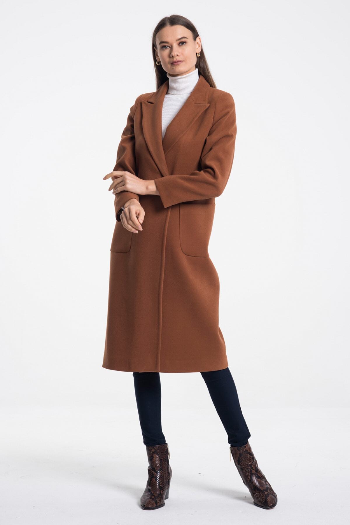 Annalise Women's Coat - Cognac - product image 2