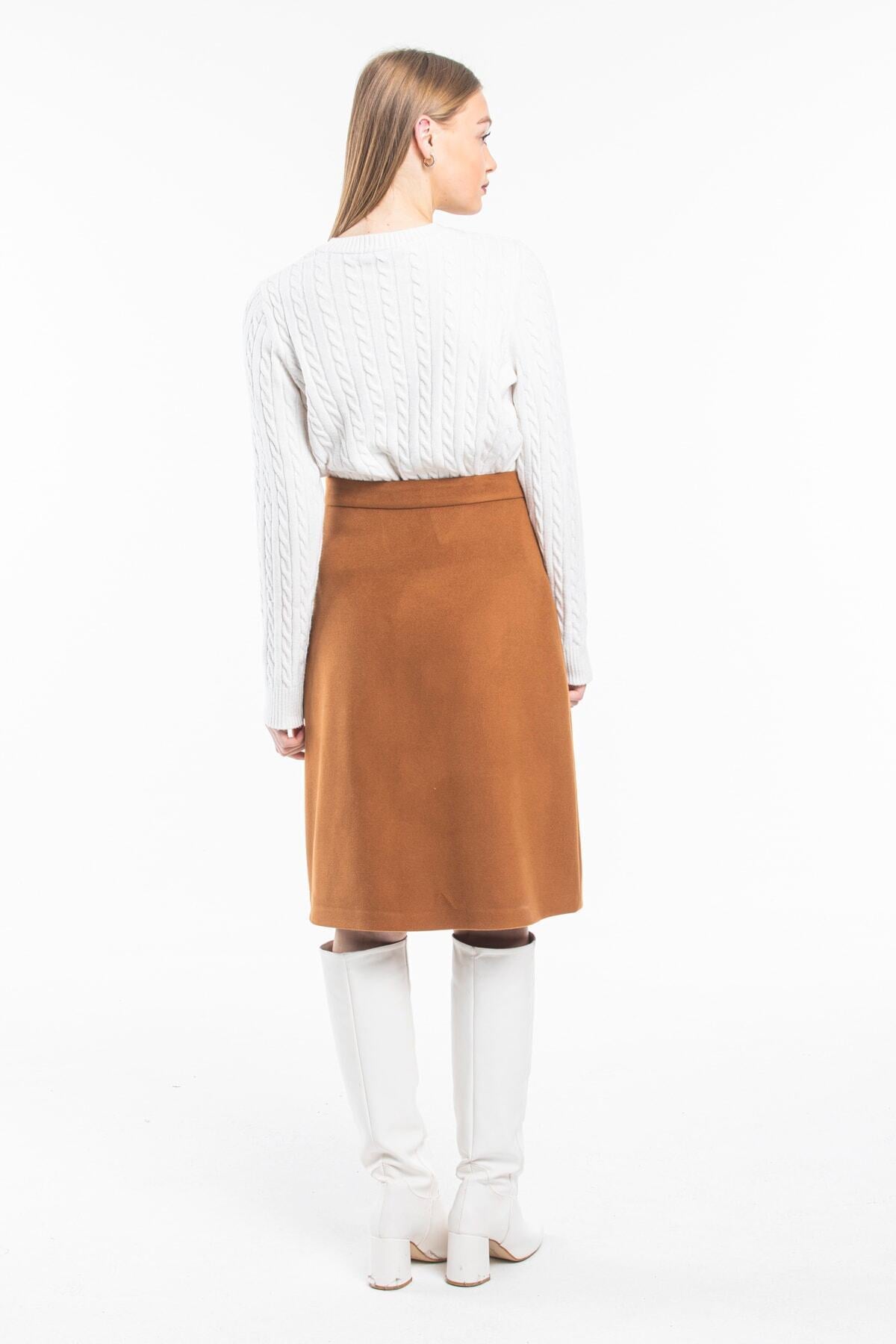 Annika Women's Skirt - Cognac - product image 3