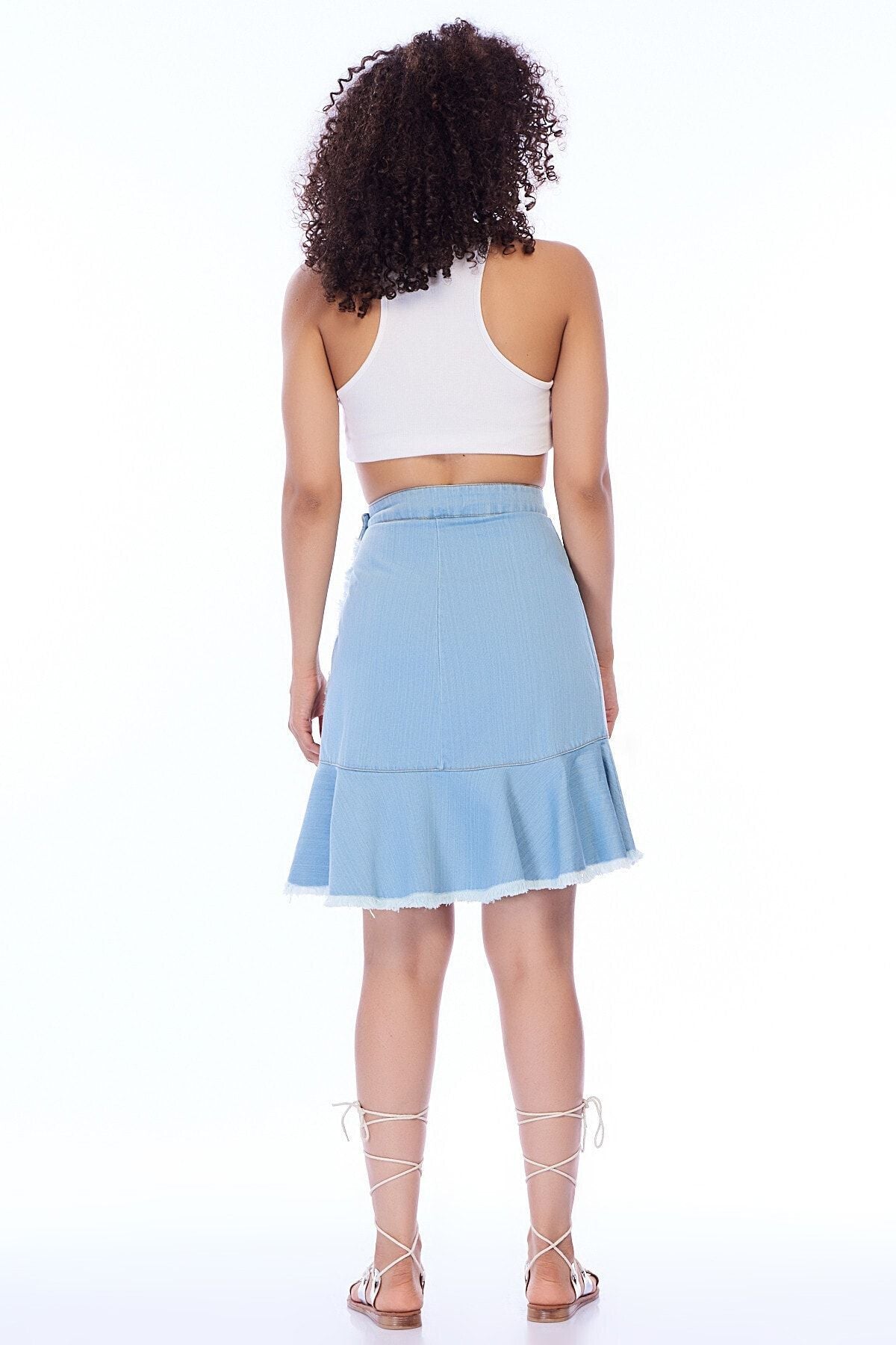 Jayne Women's Skirt - Ice Blue - product image 2