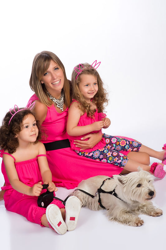 Cherie Girls' Jumpsuit - Fuchsia - product image 1
