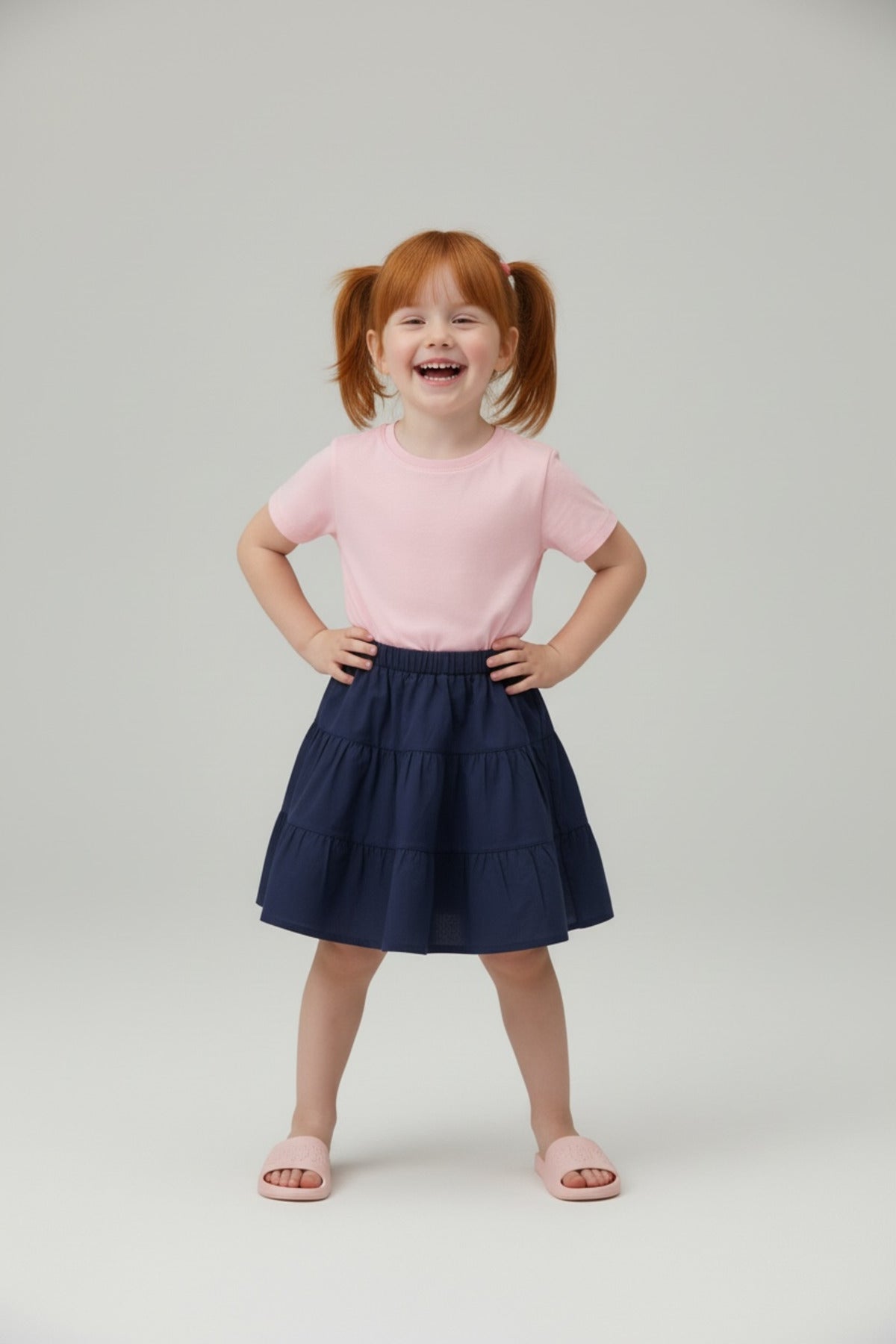 Brynn Girls' Skirt - Navy - product image 1