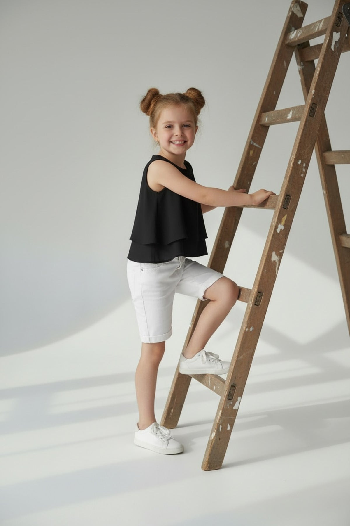 Justine Girls' Blouse - Black - product image 2